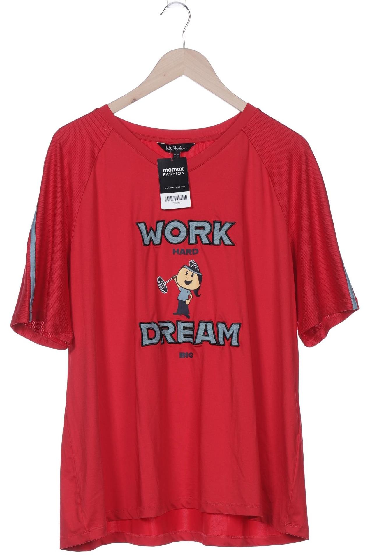 

Ulla Popken Damen T-Shirt, rot, Gr. 50