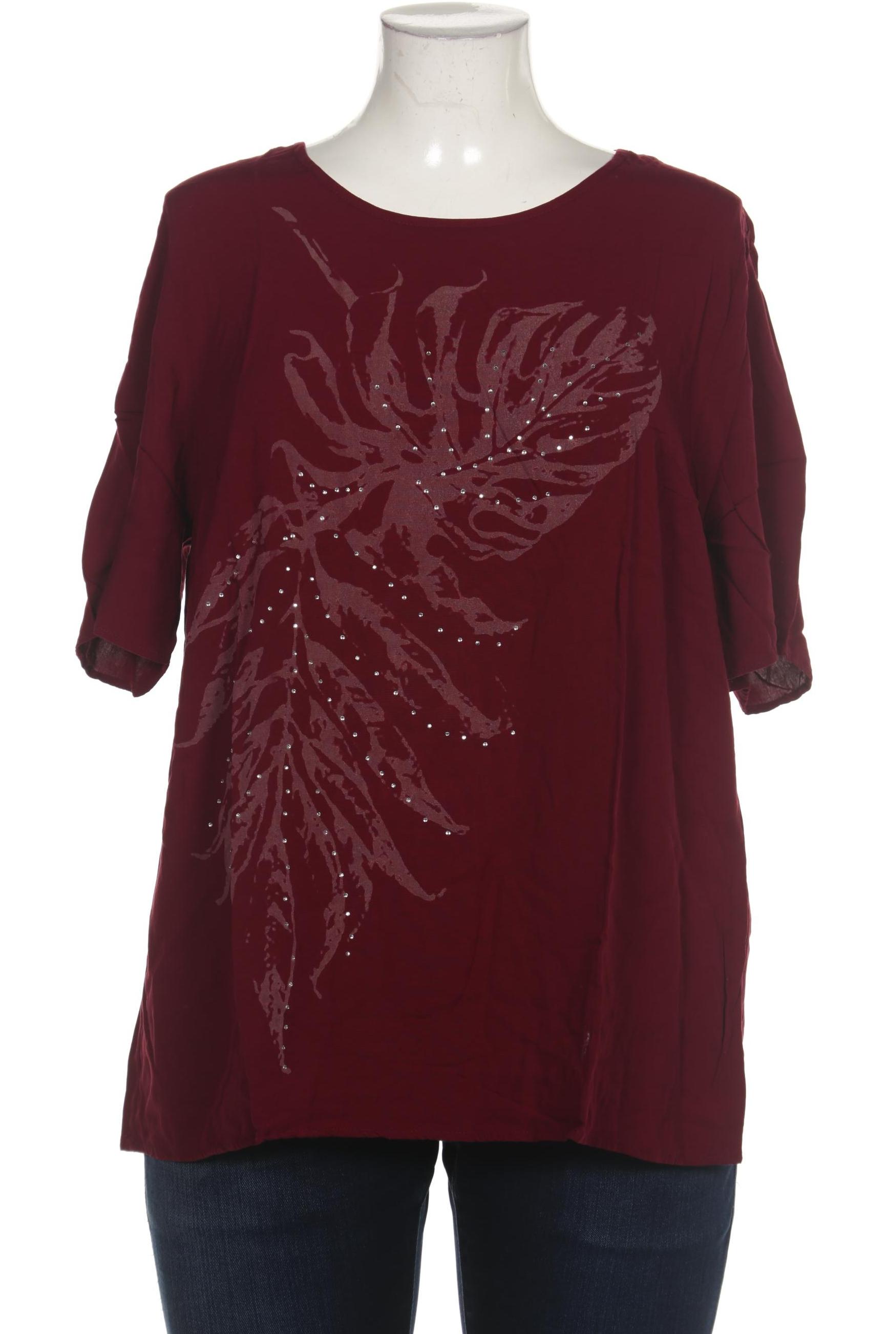 

Ulla Popken Damen Bluse, bordeaux, Gr. 46