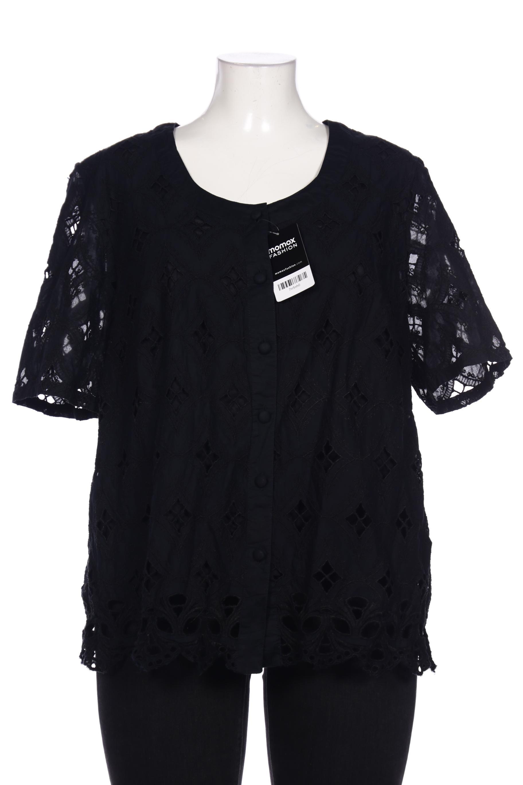 

Ulla Popken Damen Bluse, schwarz, Gr. 46