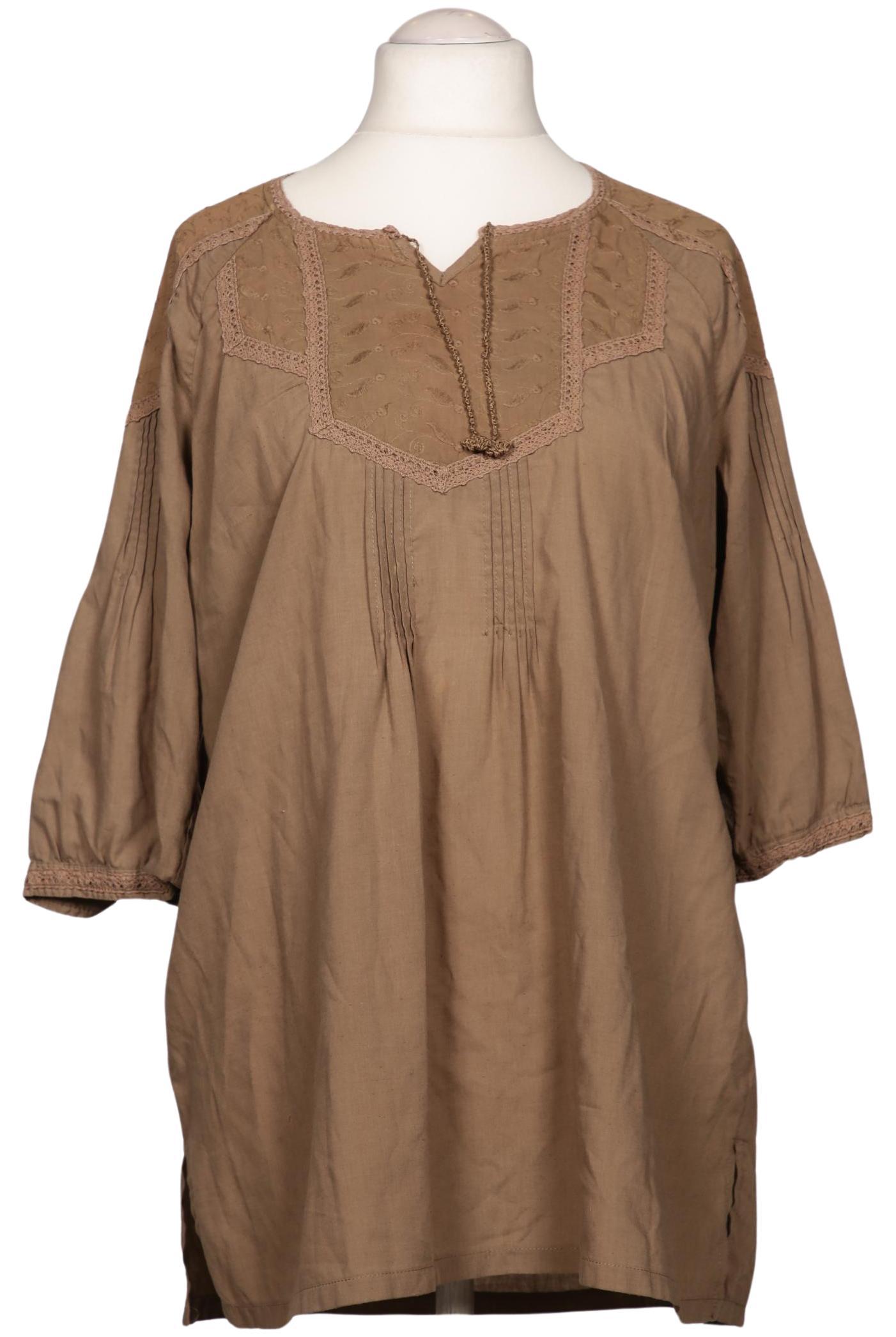 

Ulla Popken Damen Bluse, braun, Gr. 42