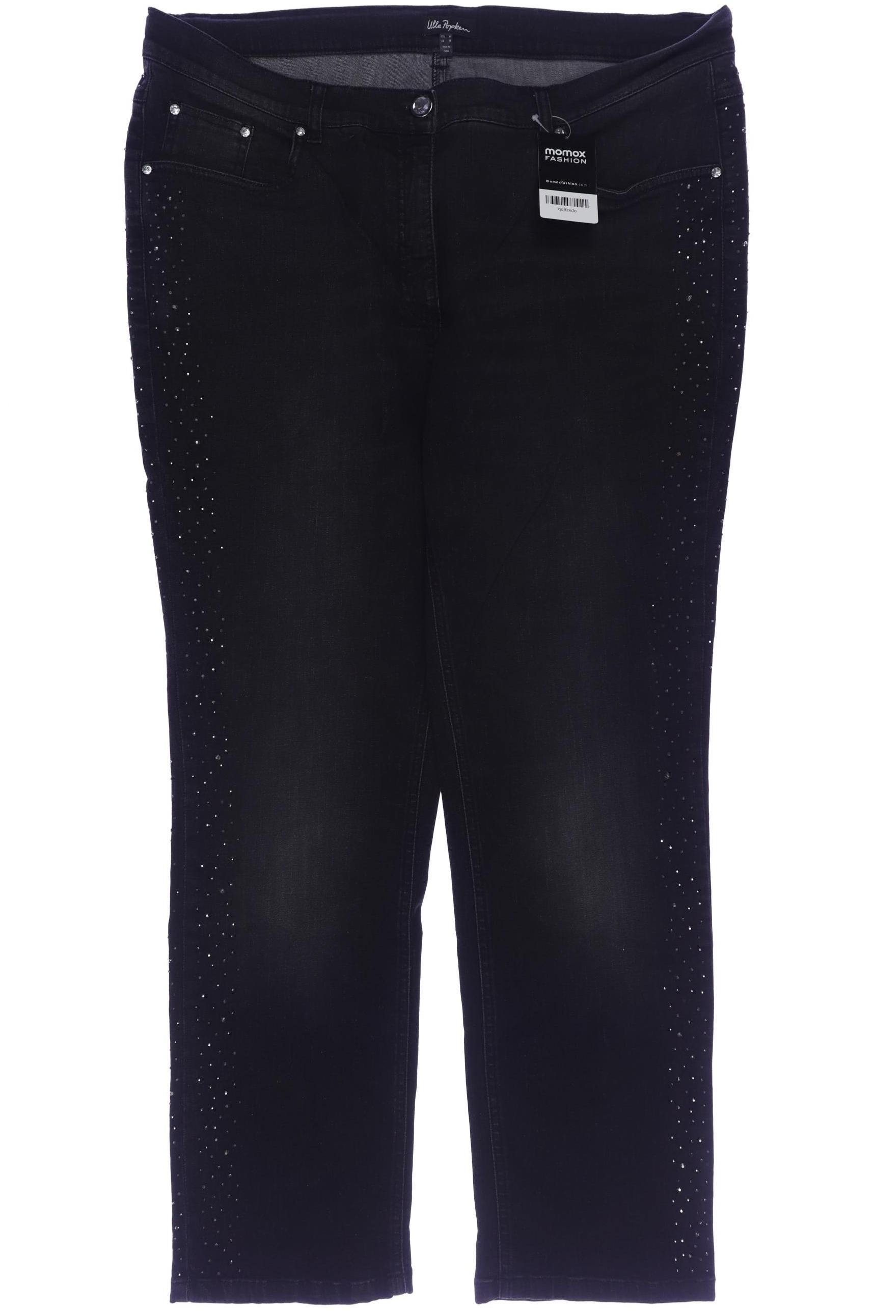 

Ulla Popken Damen Jeans, schwarz, Gr. 48