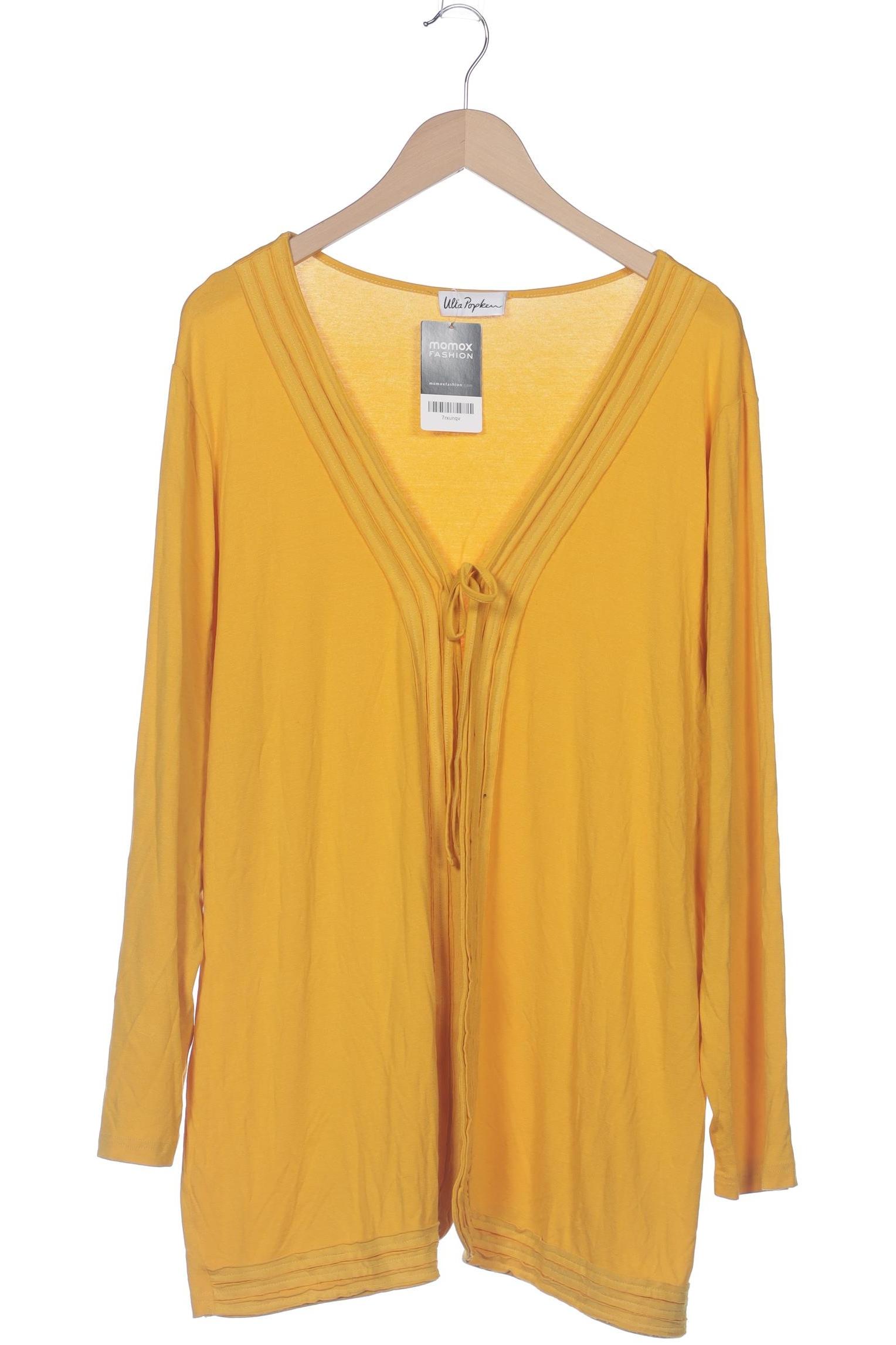 

Ulla Popken Damen Strickjacke, gelb, Gr. 50