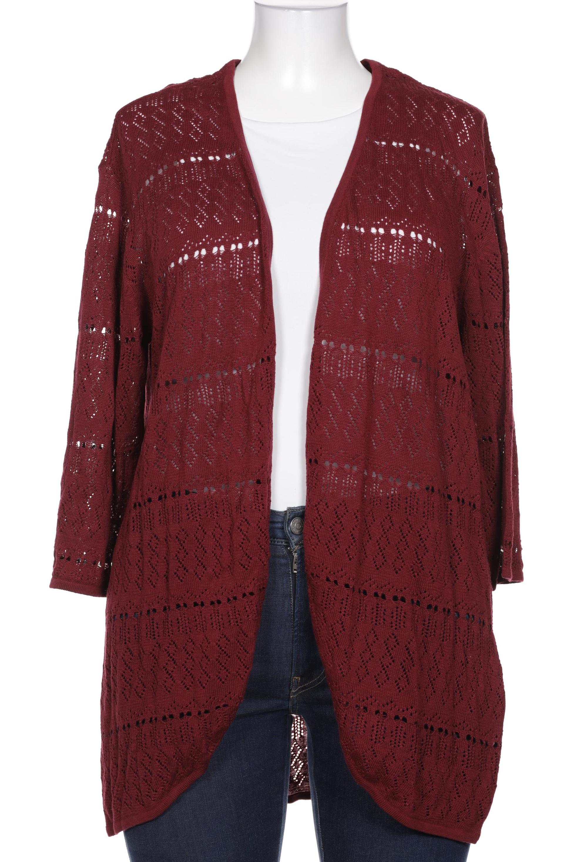 

Ulla Popken Damen Strickjacke, bordeaux