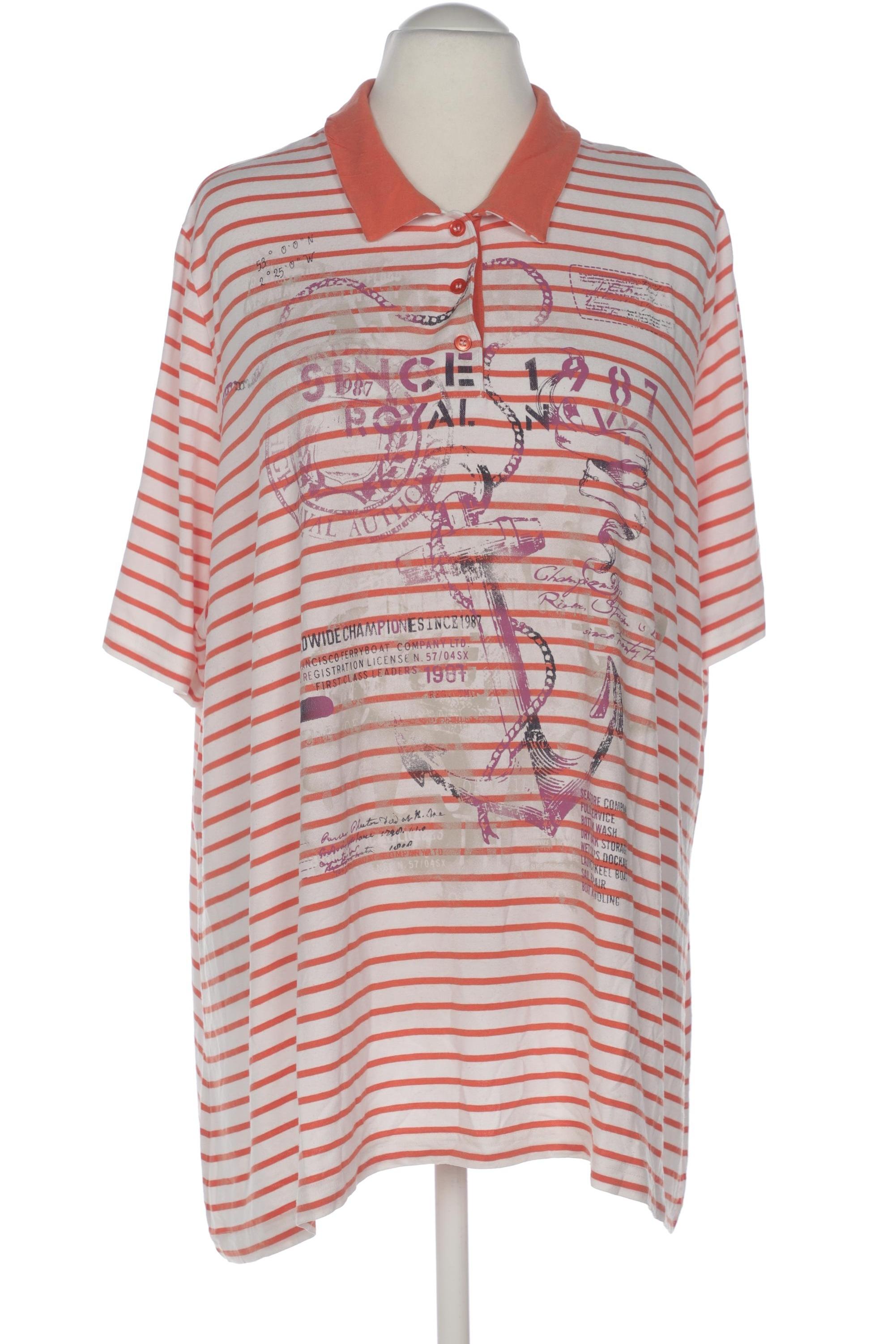 

Ulla Popken Damen Poloshirt, orange, Gr. 54