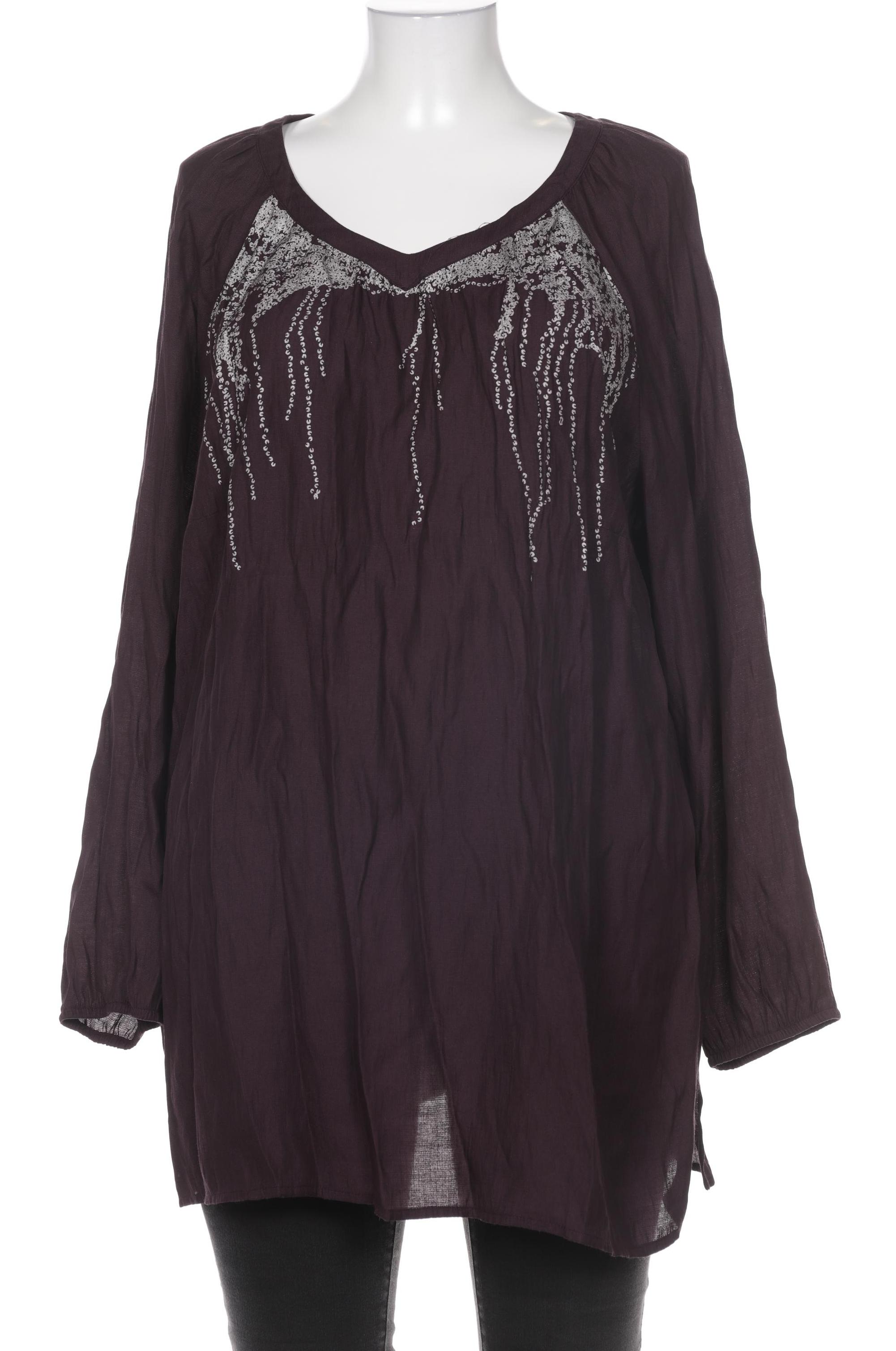 

Ulla Popken Damen Bluse, bordeaux, Gr. 50
