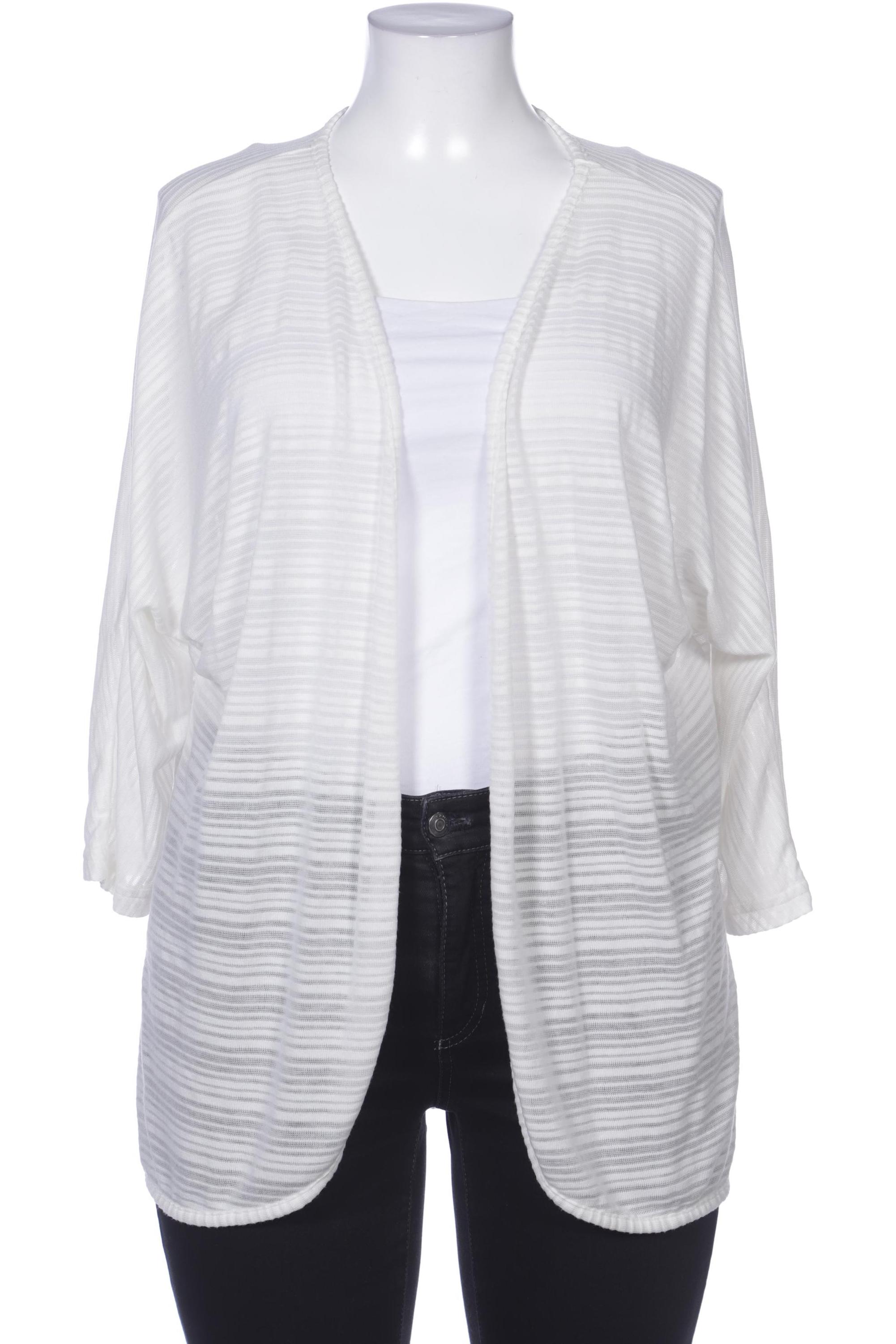 

Ulla Popken Damen Strickjacke, cremeweiß, Gr. 46