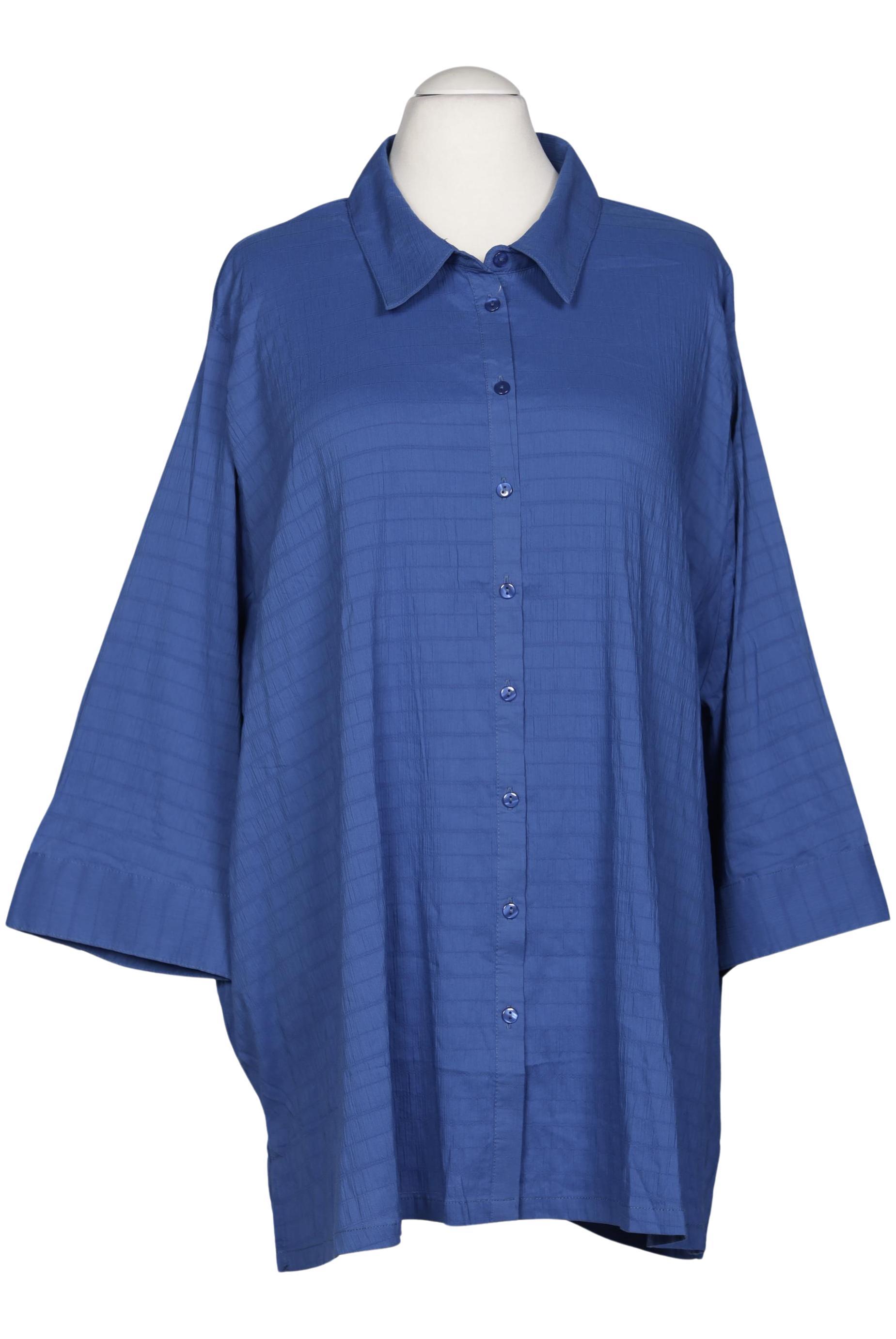 

Ulla Popken Damen Bluse, blau, Gr. 58