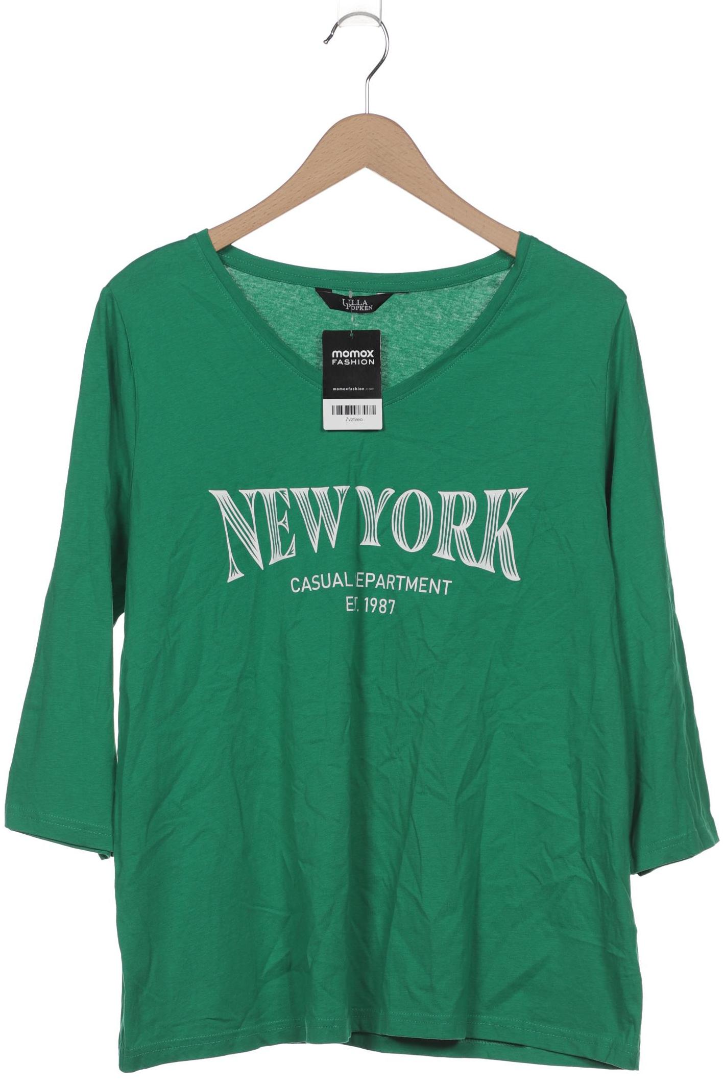 

Ulla Popken Damen Langarmshirt, grün, Gr. 52