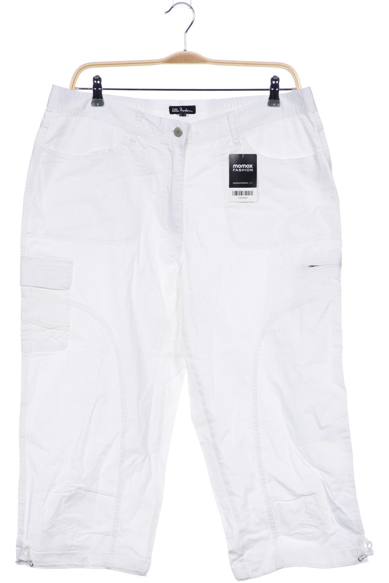 

Ulla Popken Damen Stoffhose, weiß, Gr. 48
