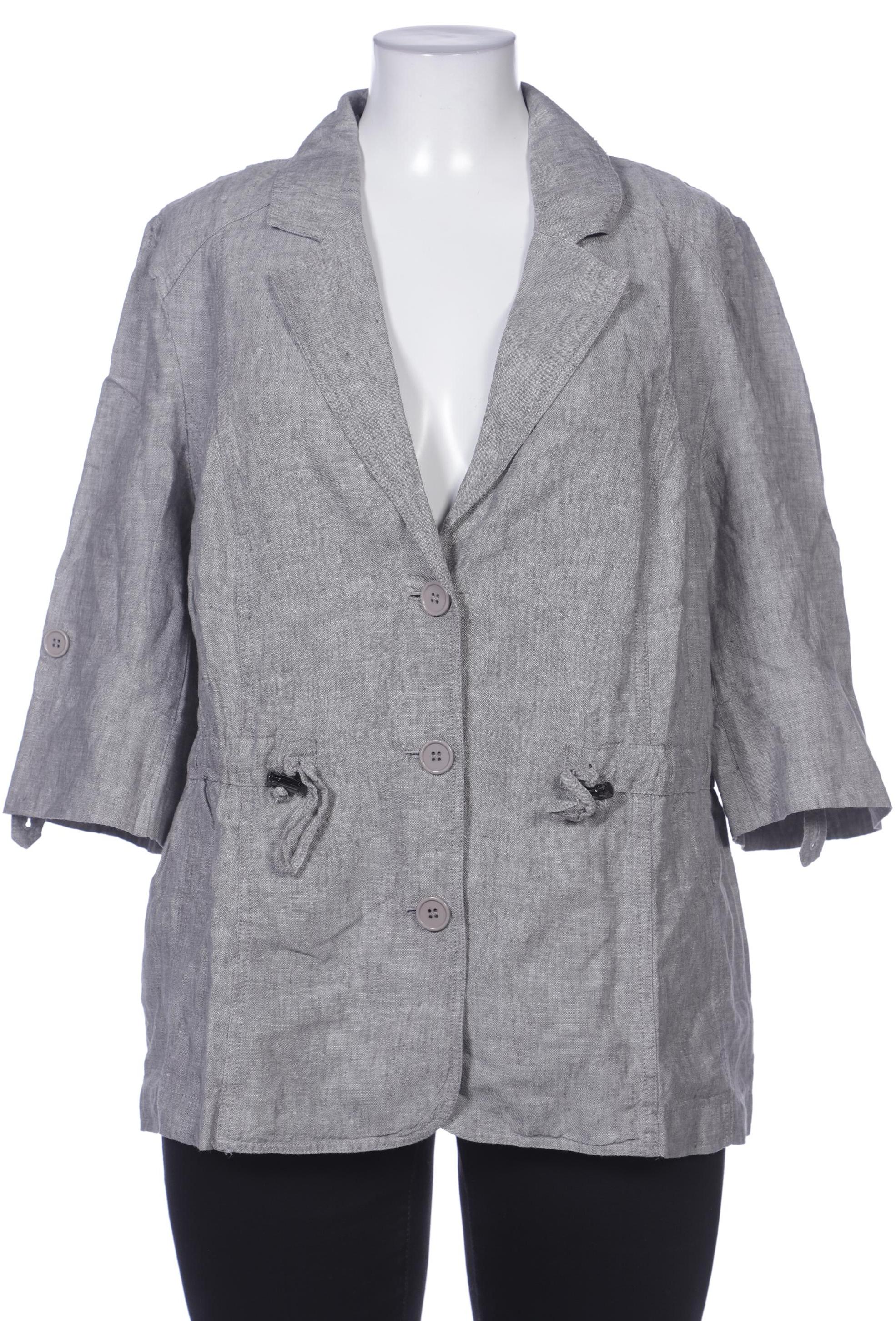 

Ulla Popken Damen Blazer, grau, Gr. 46