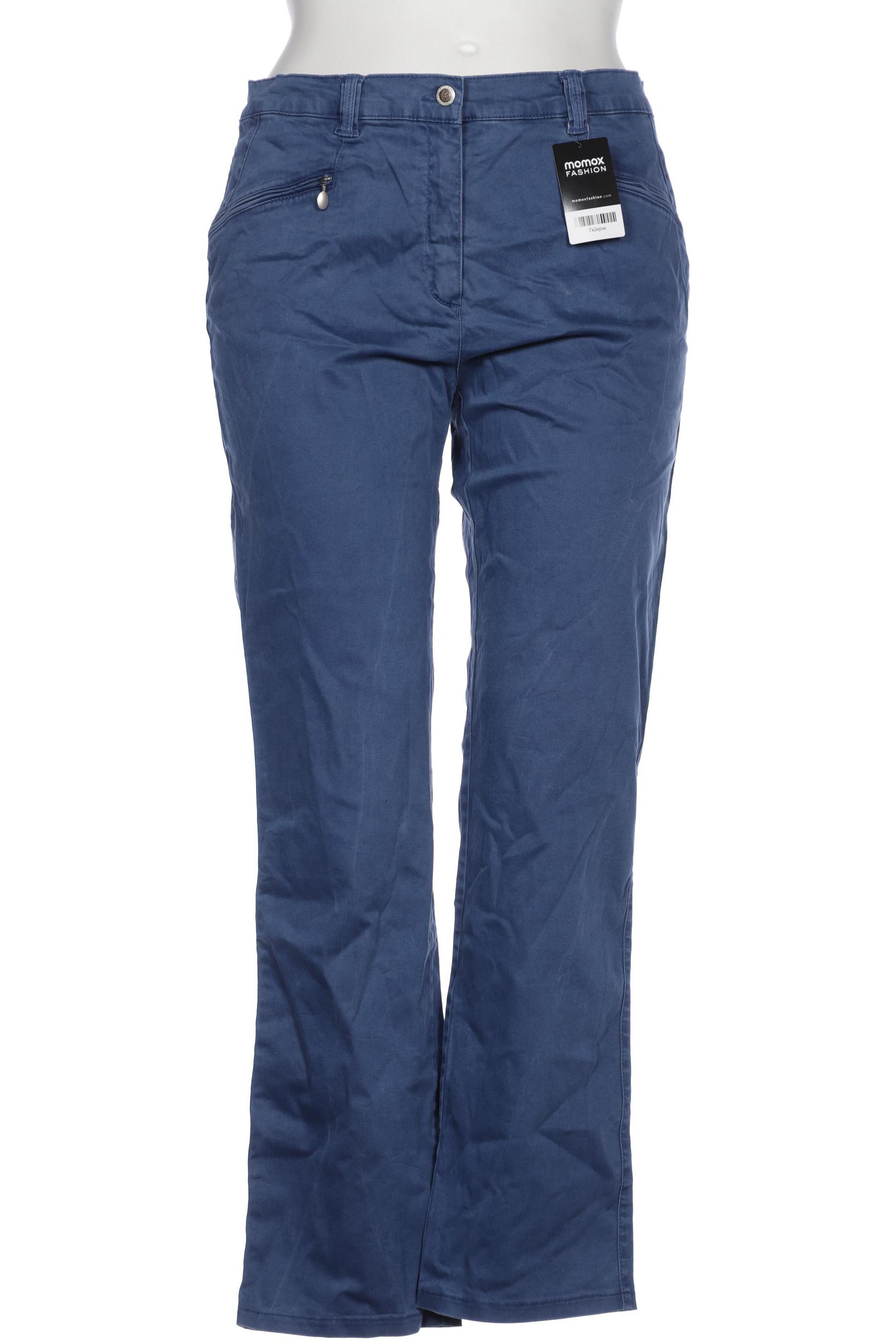 

Ulla Popken Damen Stoffhose, blau, Gr. 46