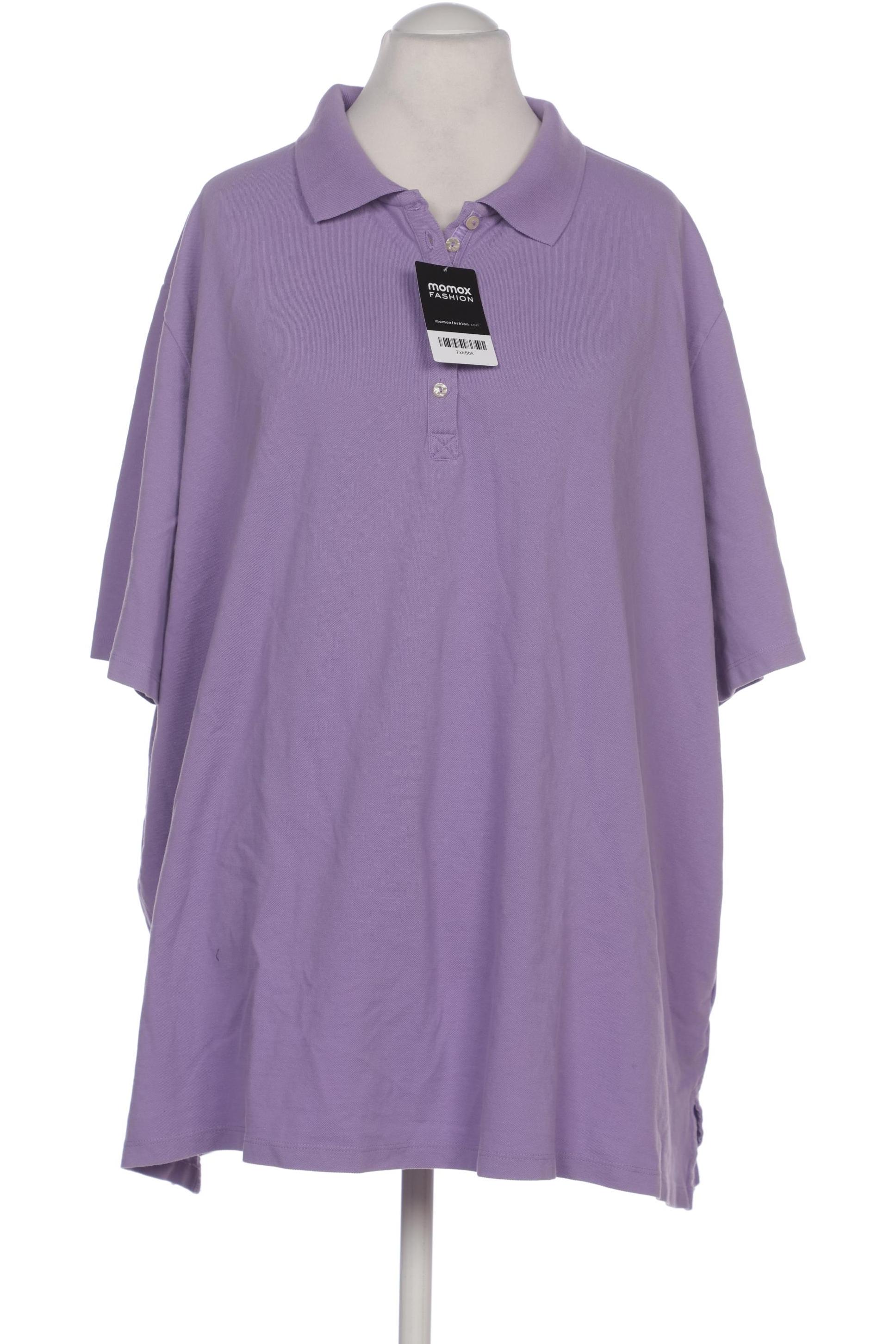 

Ulla Popken Damen Poloshirt, flieder, Gr. 58