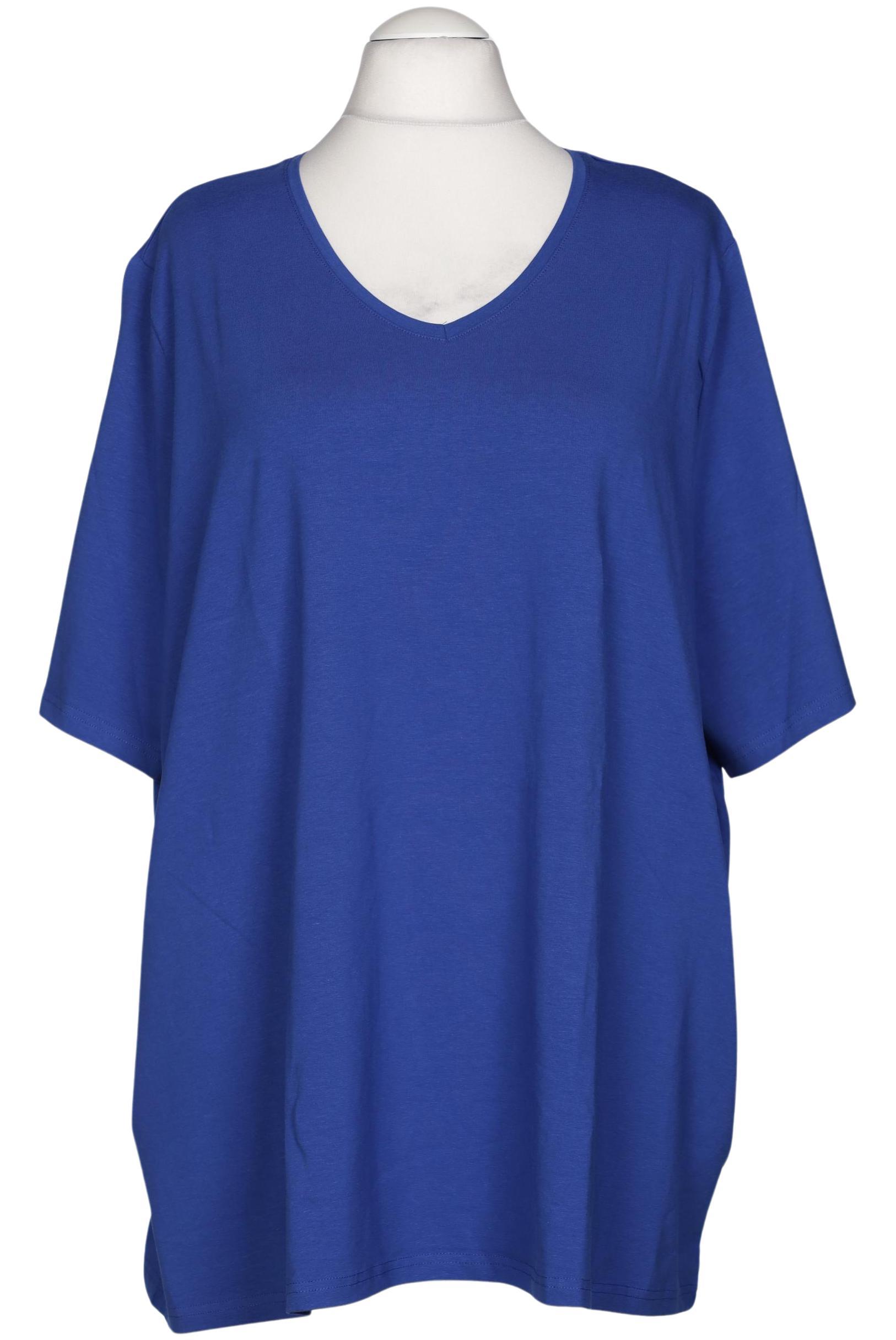 

Ulla Popken Damen Langarmshirt, blau, Gr. 54