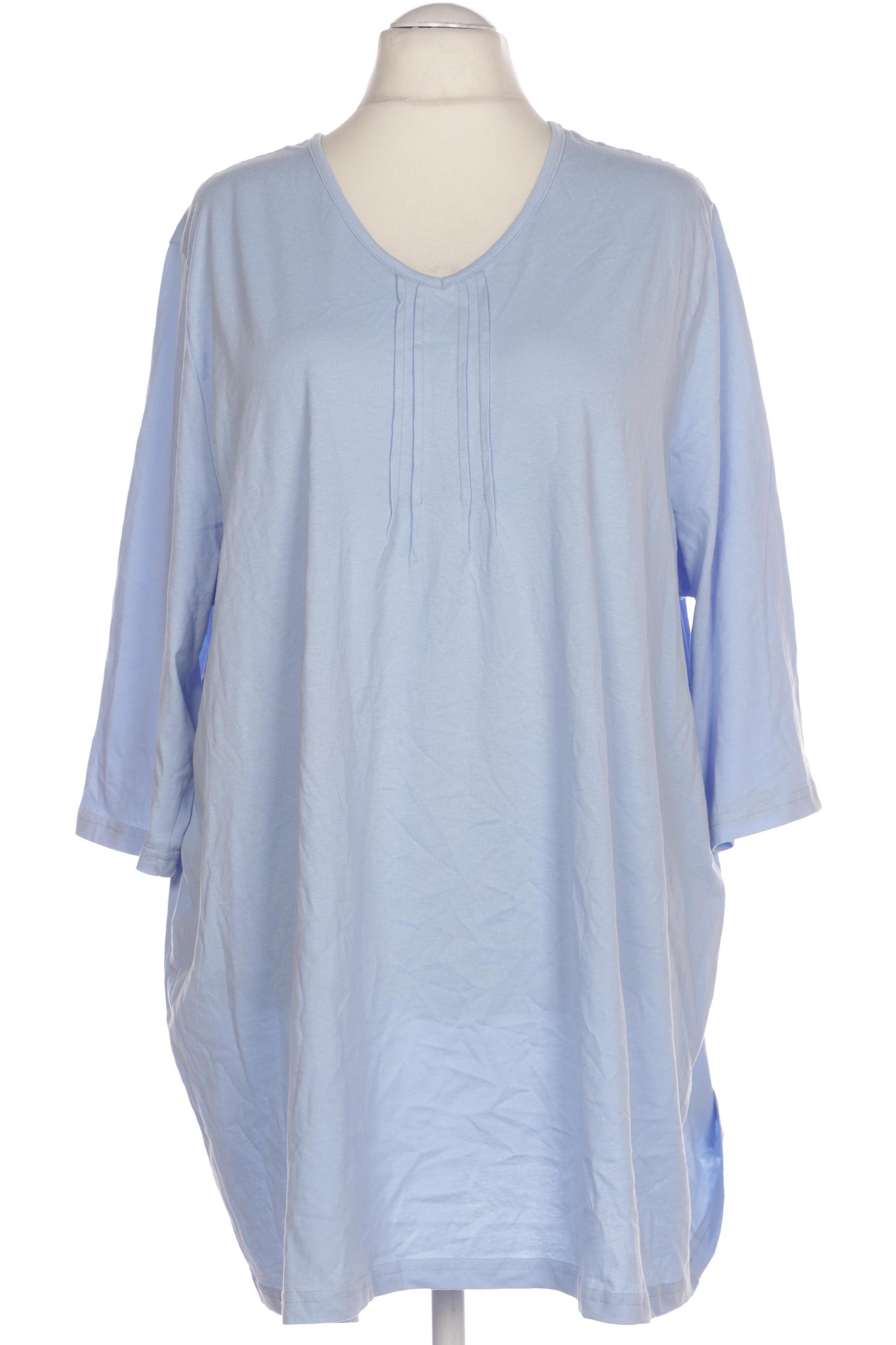 

Ulla Popken Damen Langarmshirt, hellblau