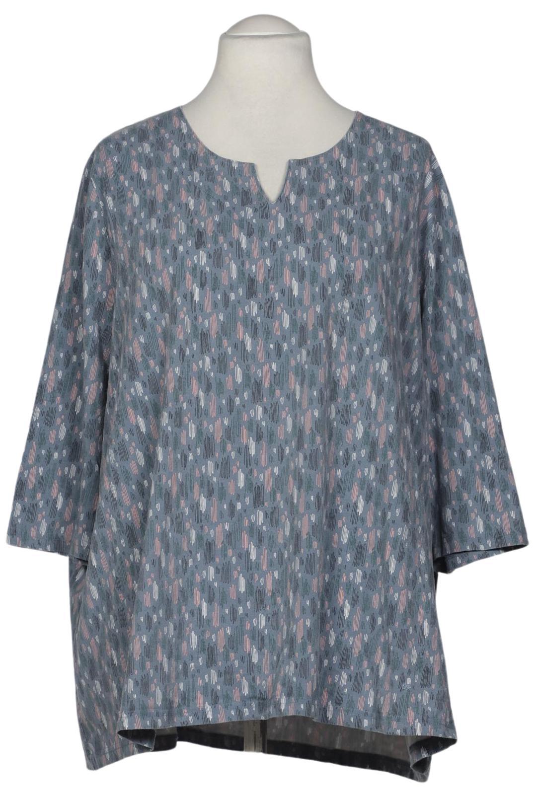 

Ulla Popken Damen Langarmshirt, blau, Gr. 54