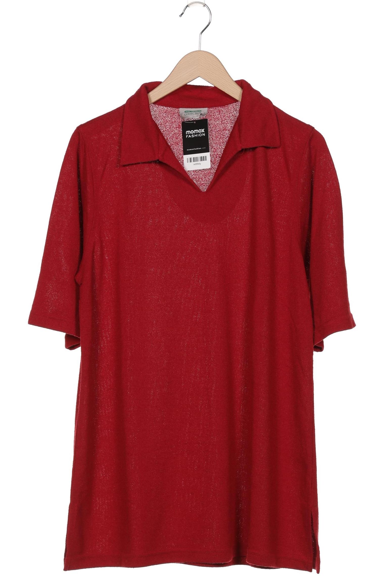 

Ulla Popken Damen Poloshirt, rot, Gr. 42