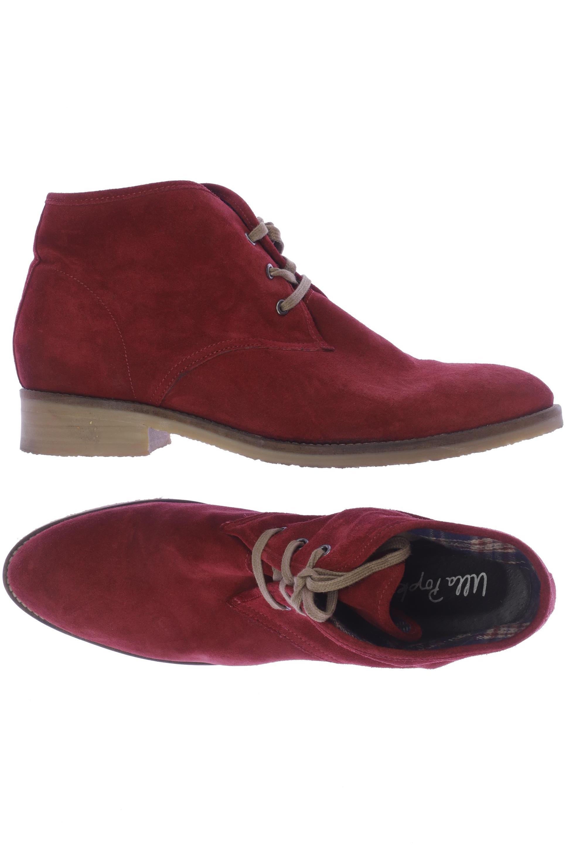 

Ulla Popken Damen Stiefelette, bordeaux, Gr. 44