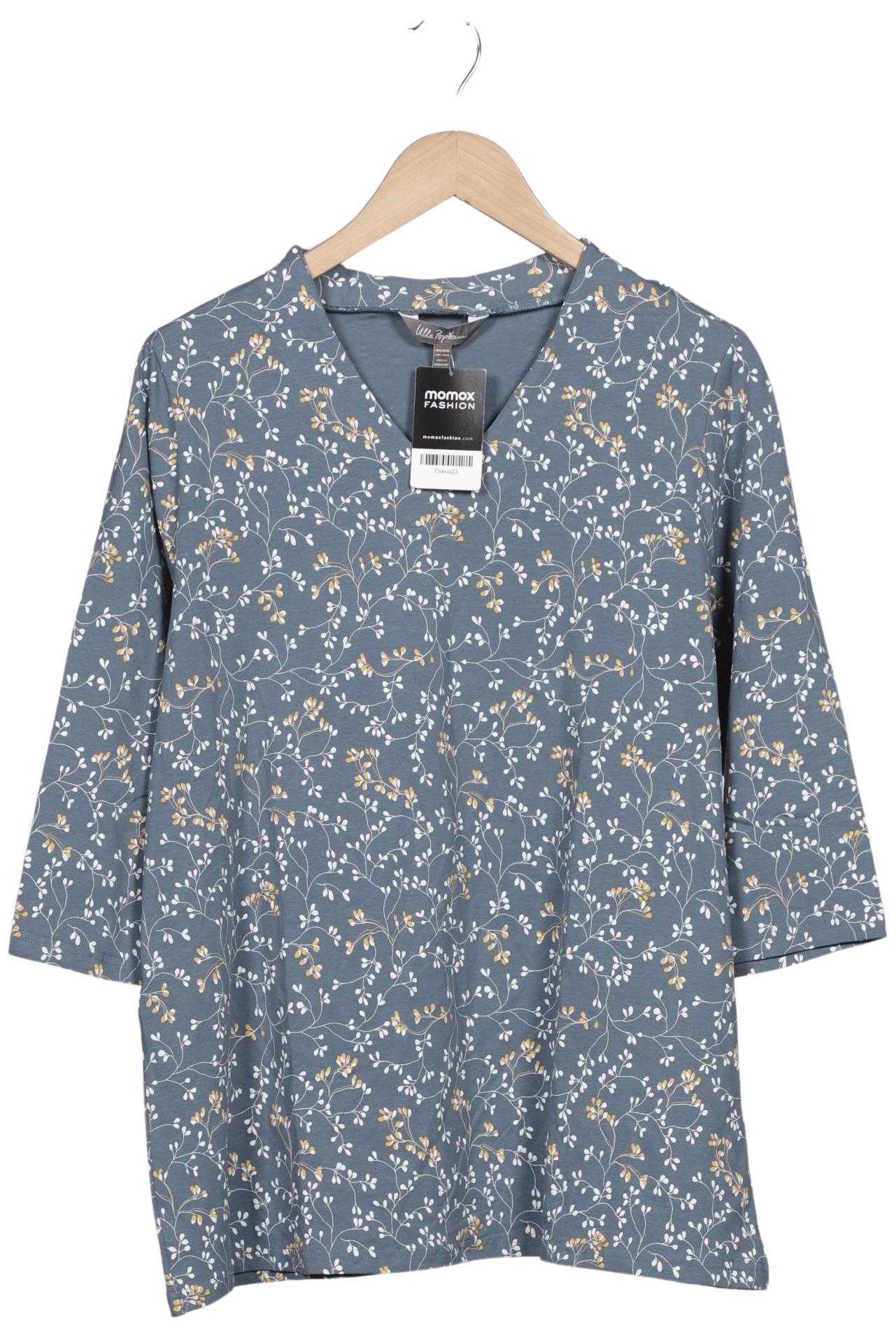

Ulla Popken Damen Langarmshirt, blau, Gr. 46