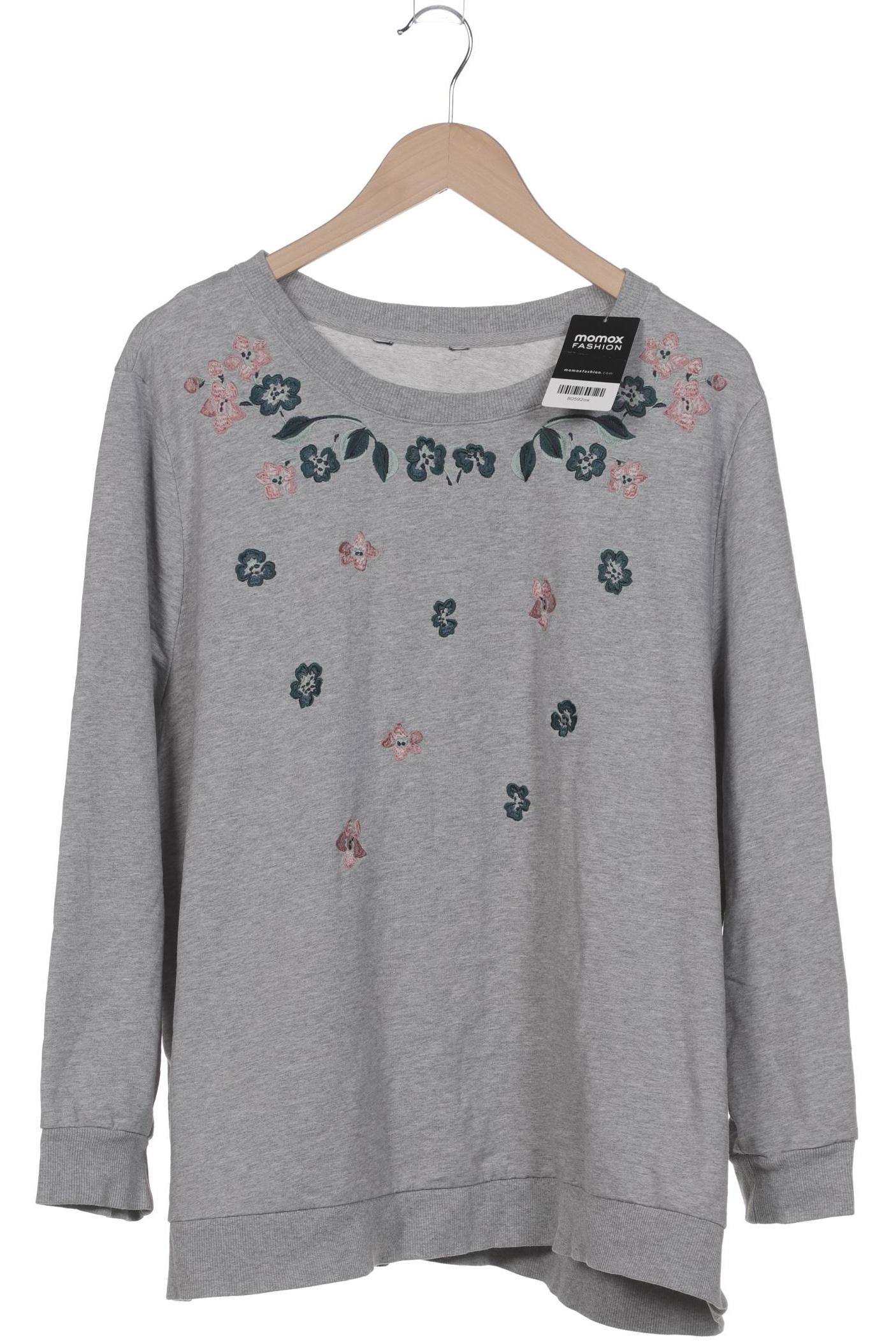 

Ulla Popken Damen Sweatshirt, grau, Gr. 48