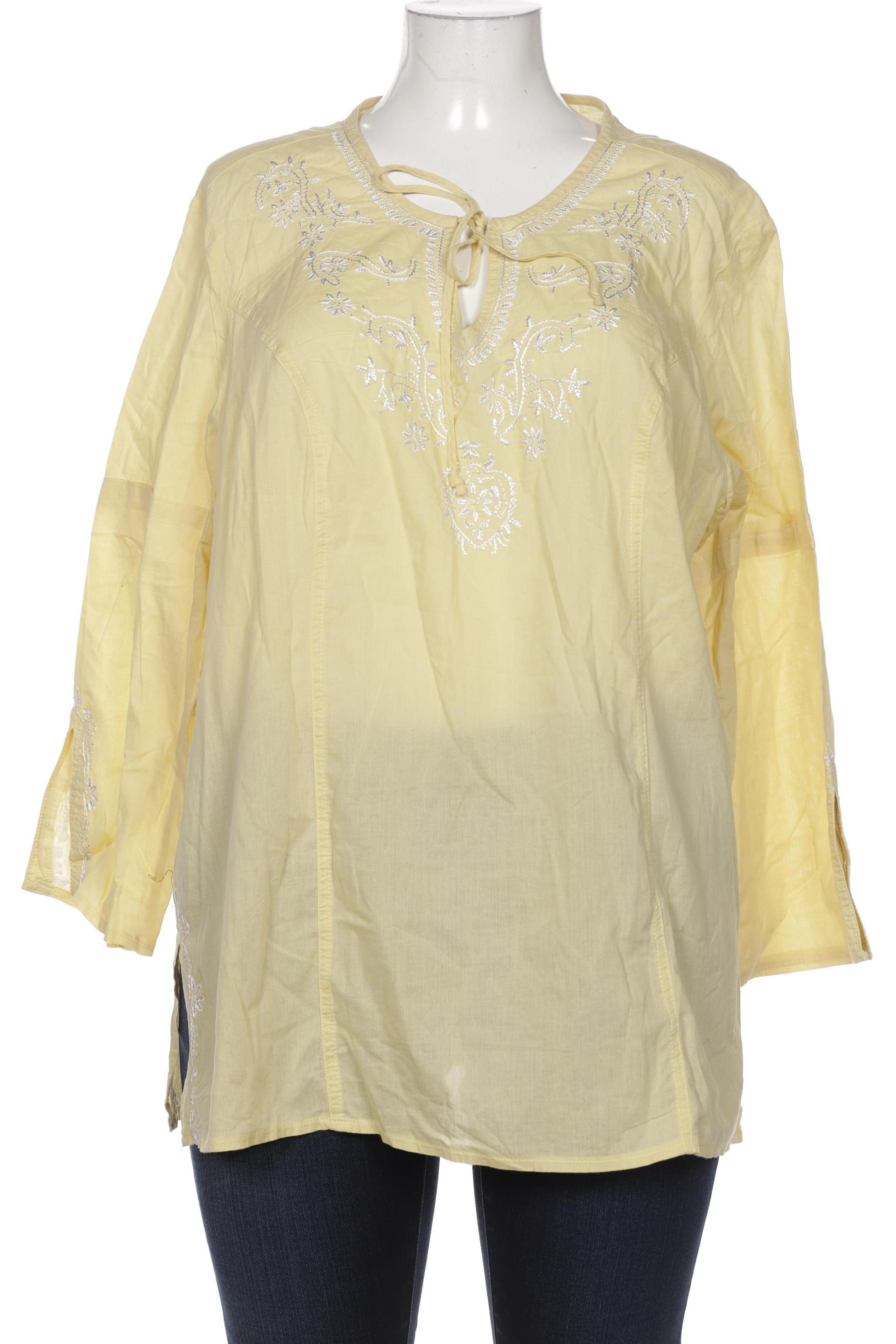

Ulla Popken Damen Bluse, gelb, Gr. 46