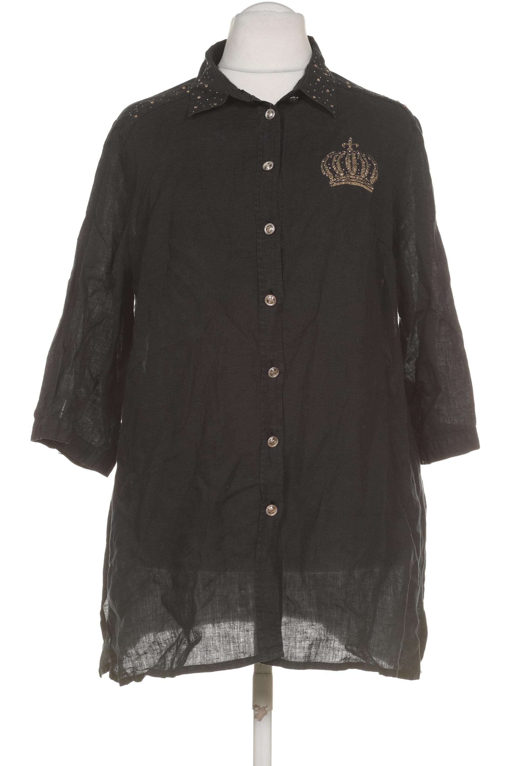 

Ulla Popken Damen Bluse, schwarz, Gr. 46