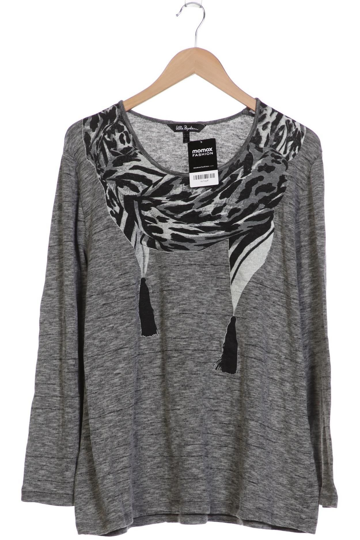 

Ulla Popken Damen Pullover, grau, Gr. 46