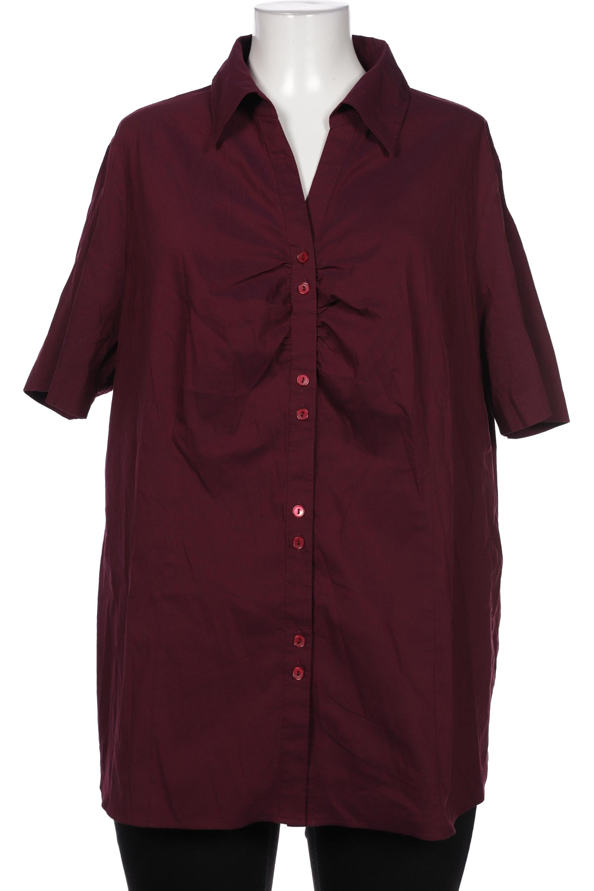 

Ulla Popken Damen Bluse, bordeaux, Gr. 52