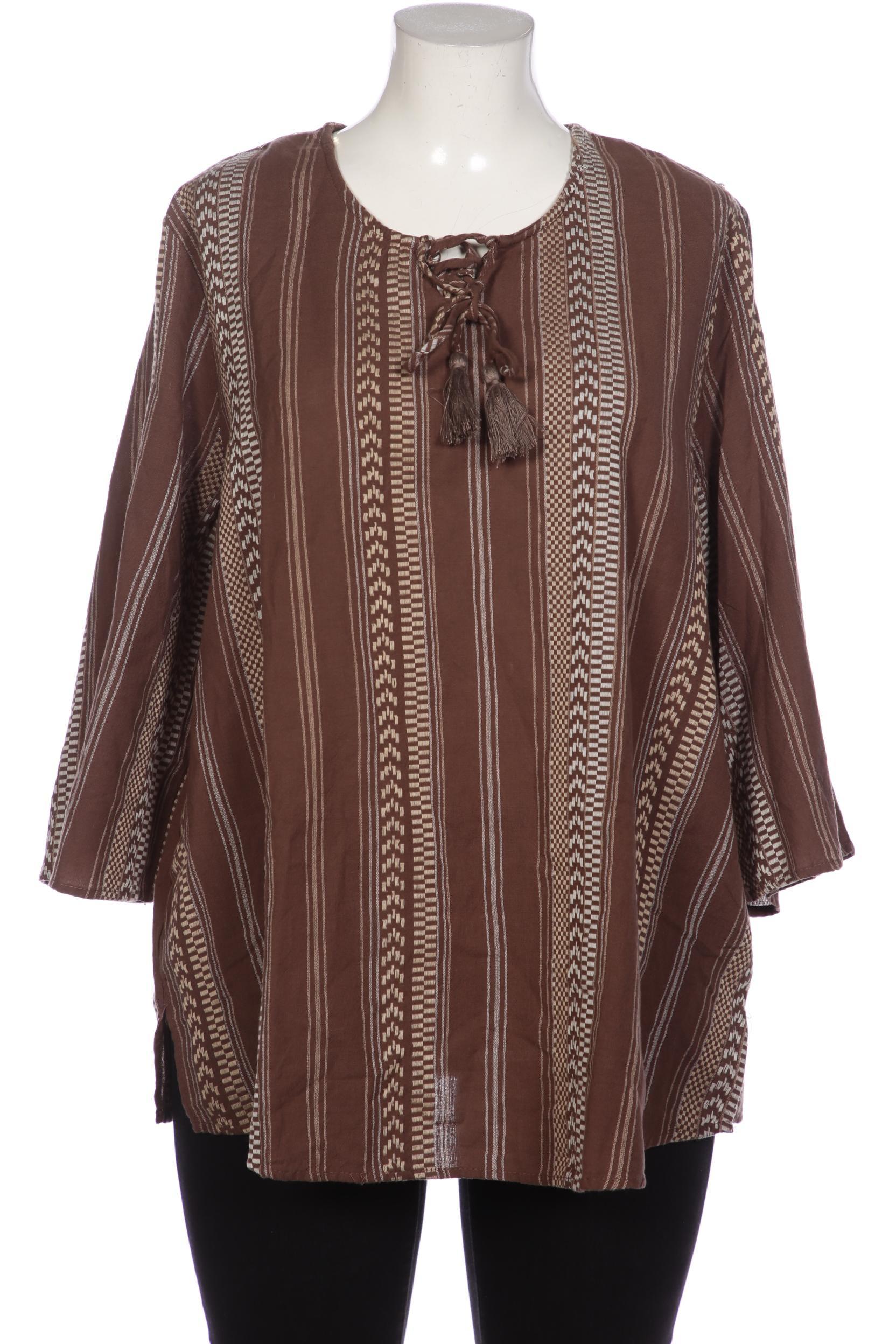 

Ulla Popken Damen Bluse, braun, Gr. 46
