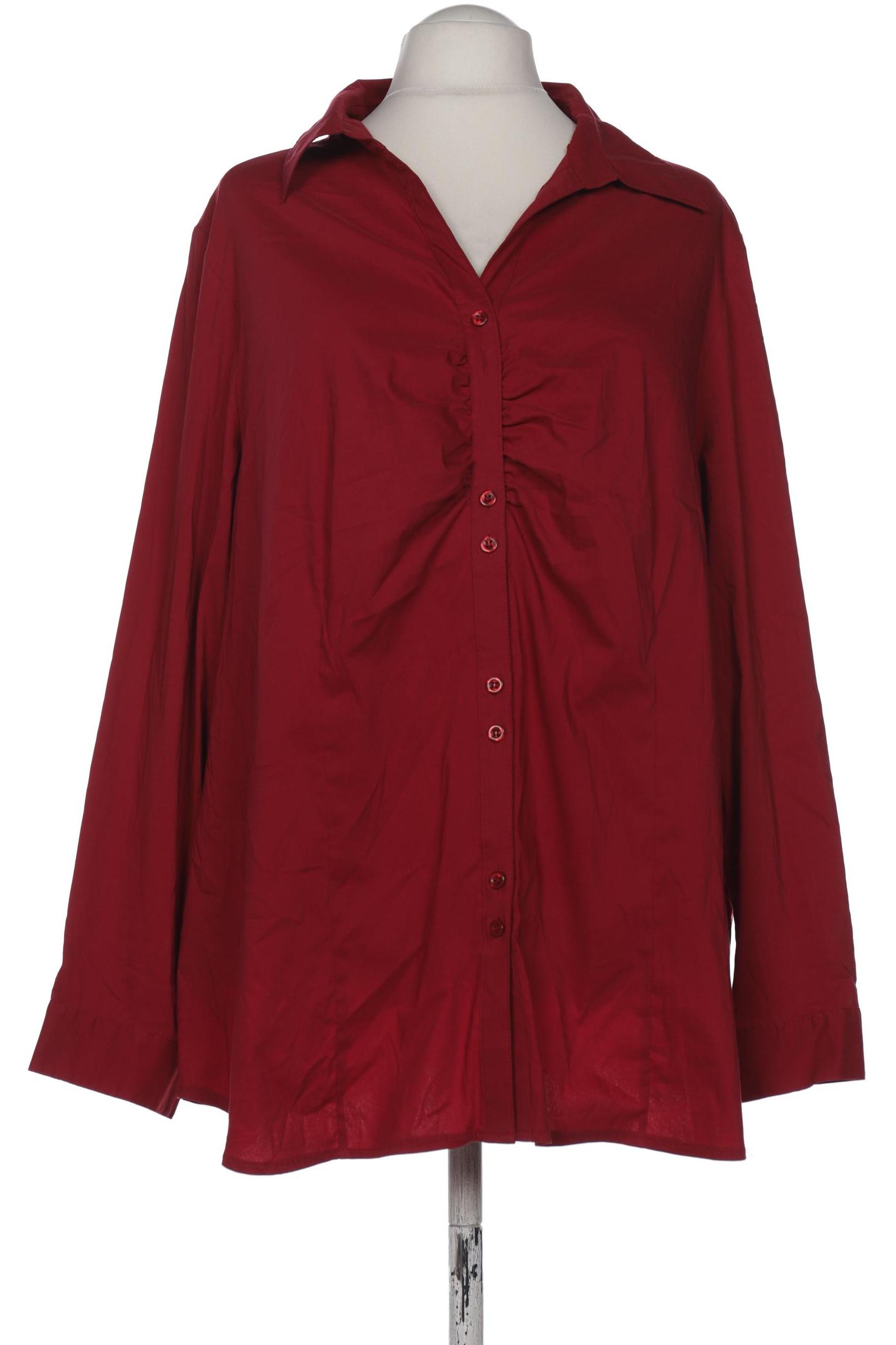 

Ulla Popken Damen Bluse, bordeaux, Gr. 54