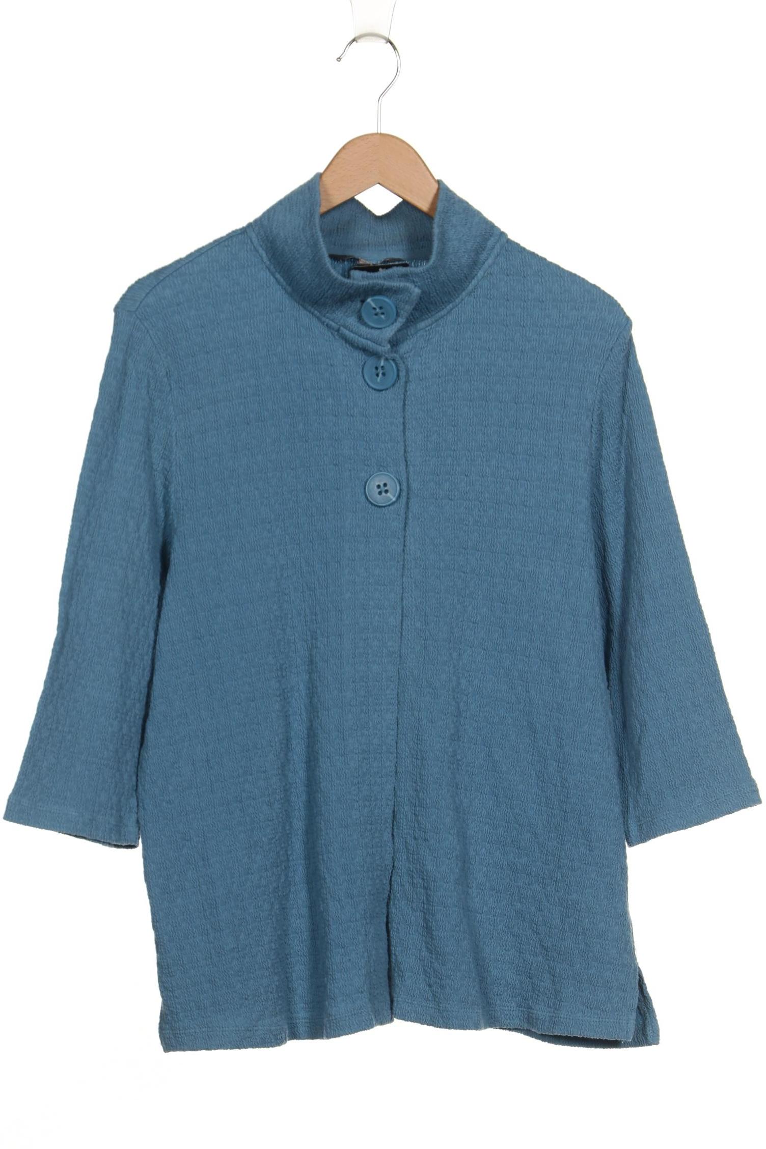 

Ulla Popken Damen Strickjacke, blau, Gr. 46
