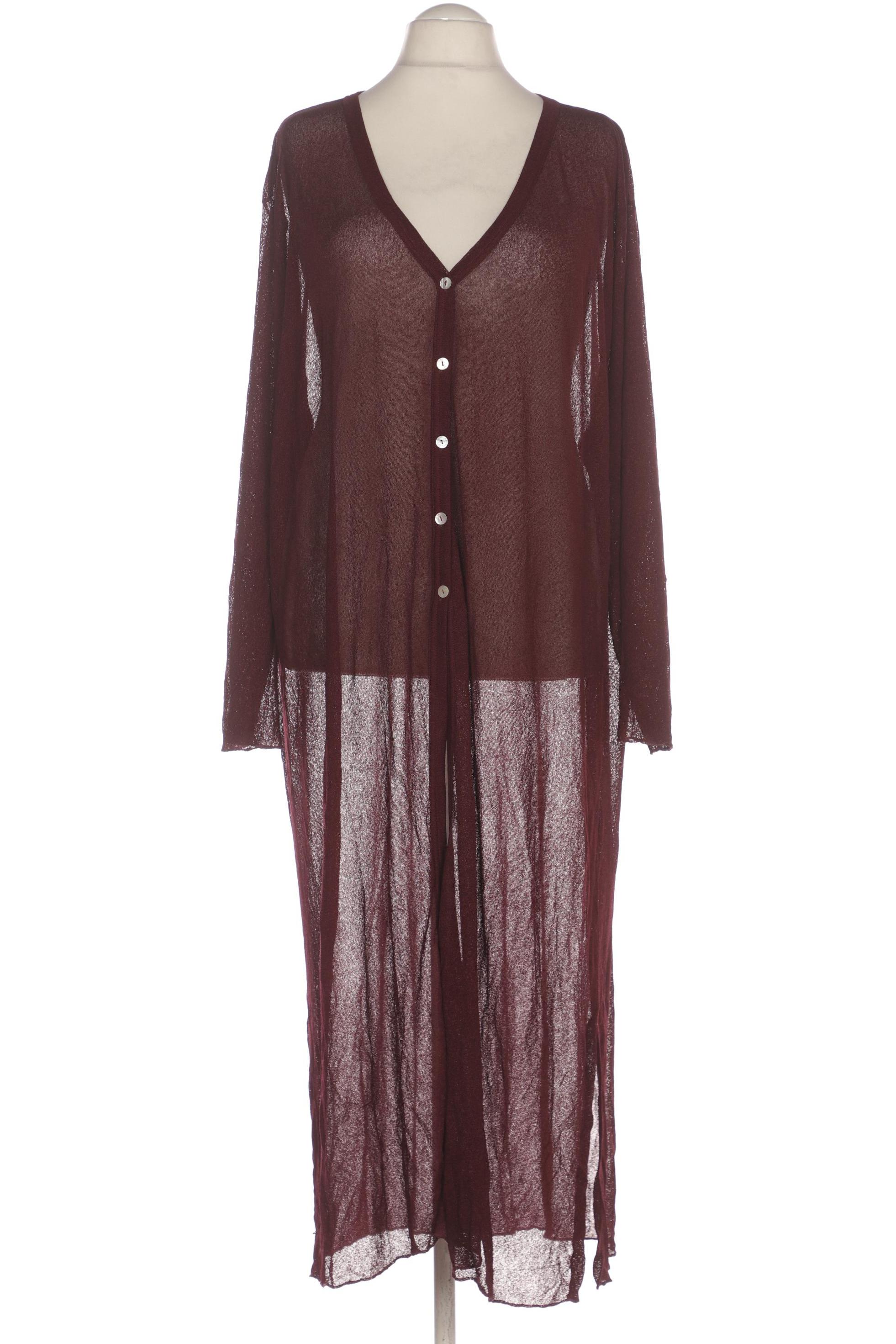 

Ulla Popken Damen Strickjacke, bordeaux, Gr. 50