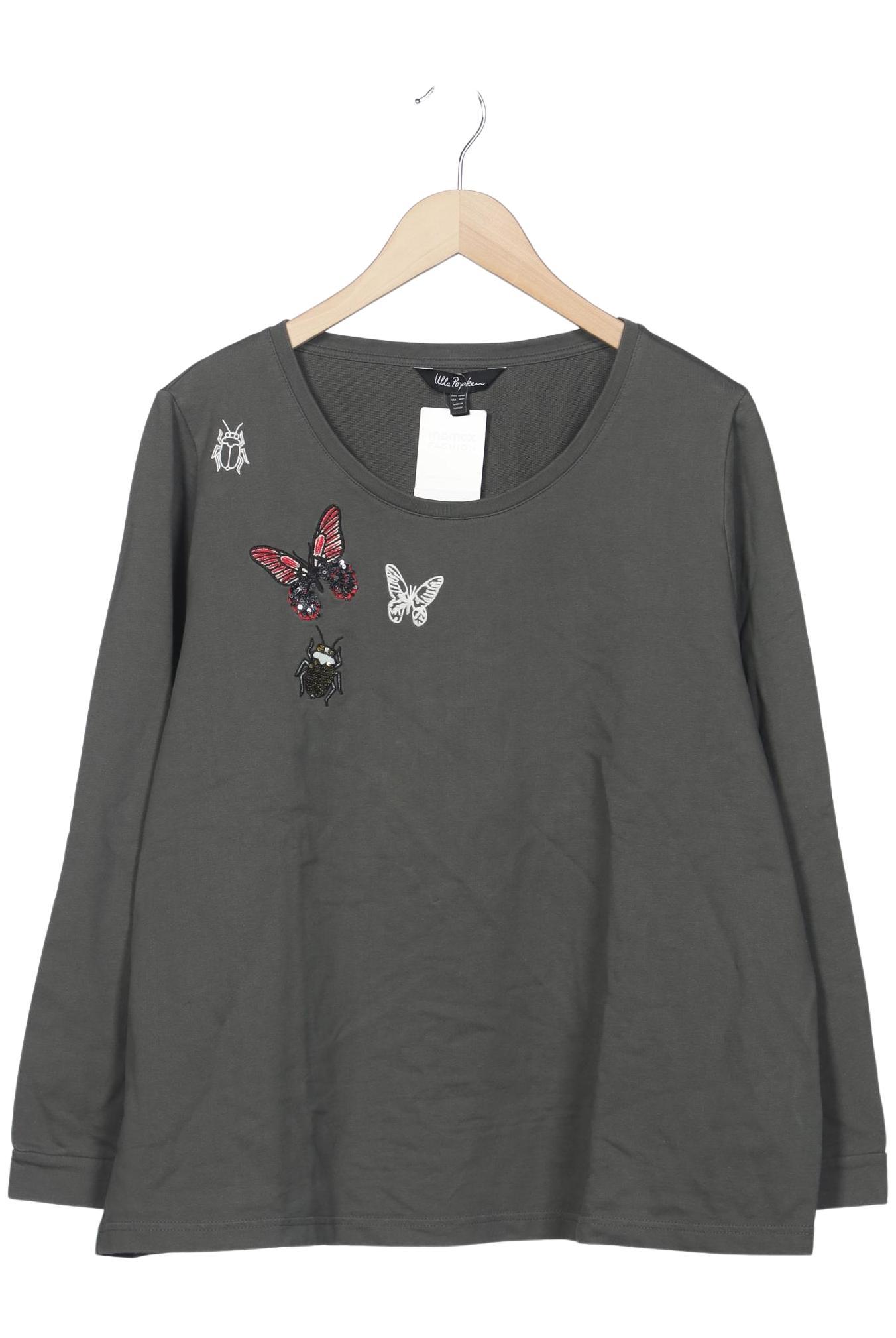 

Ulla Popken Damen Sweatshirt, grau, Gr. 46