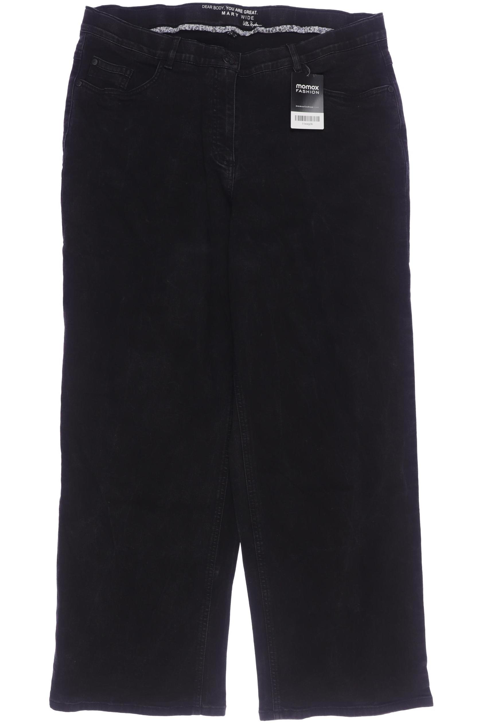 

Ulla Popken Damen Jeans, schwarz, Gr. 24