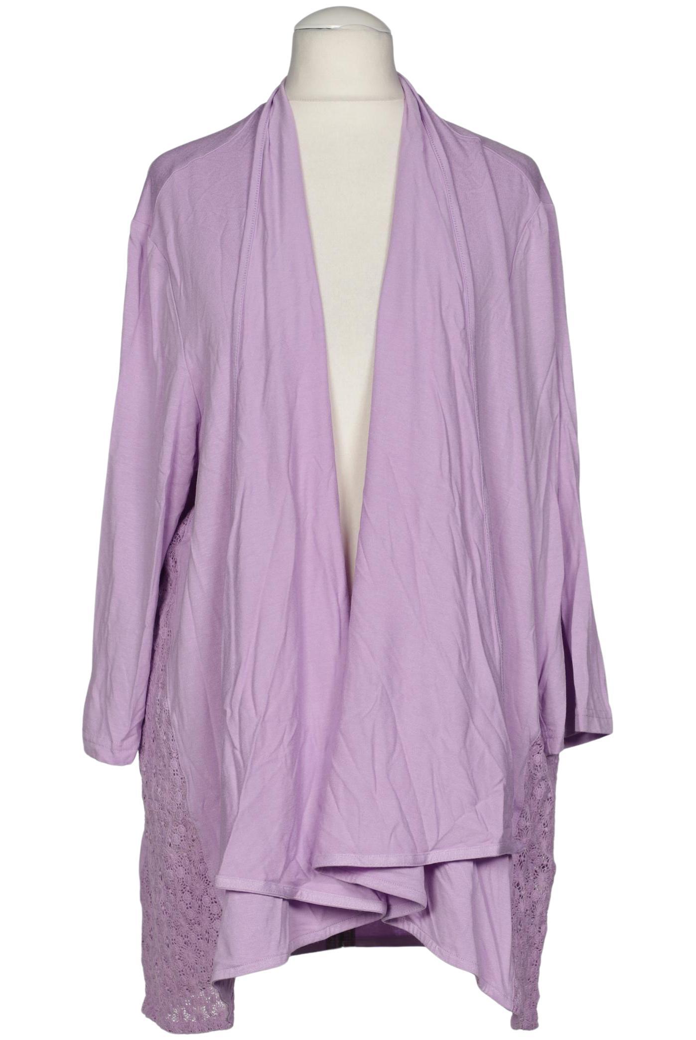 

Ulla Popken Damen Strickjacke, flieder, Gr. 42