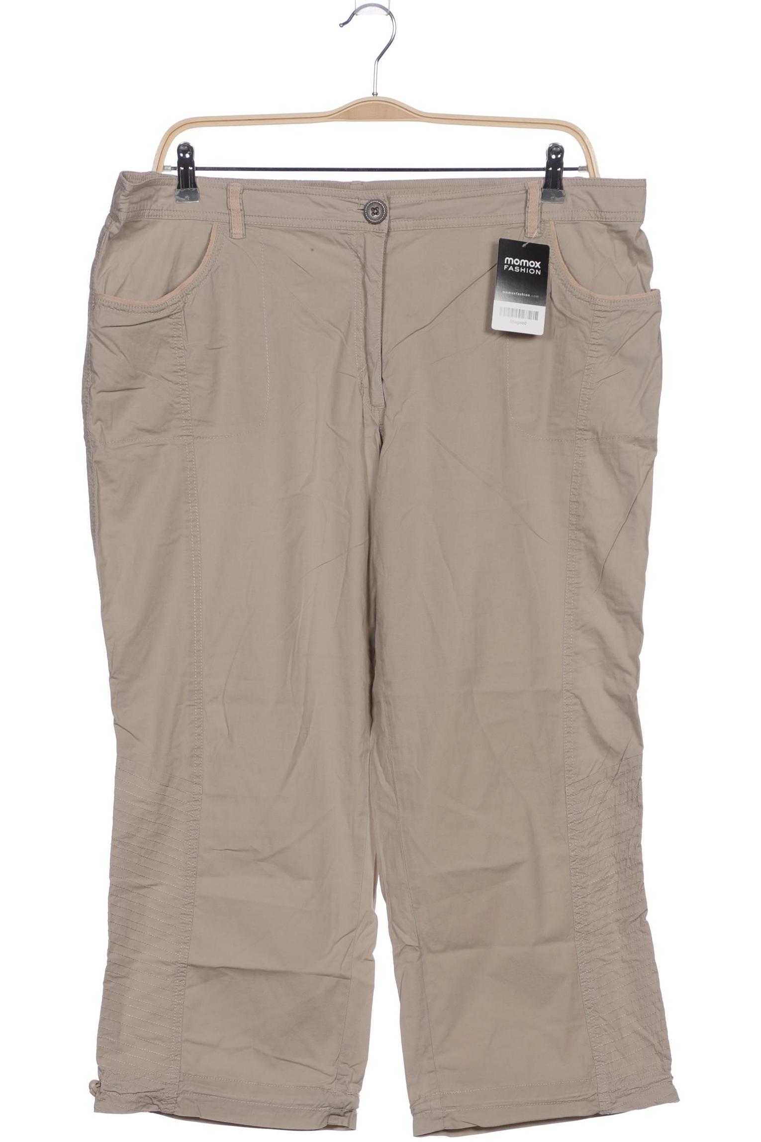 

Ulla Popken Damen Stoffhose, beige, Gr. 48