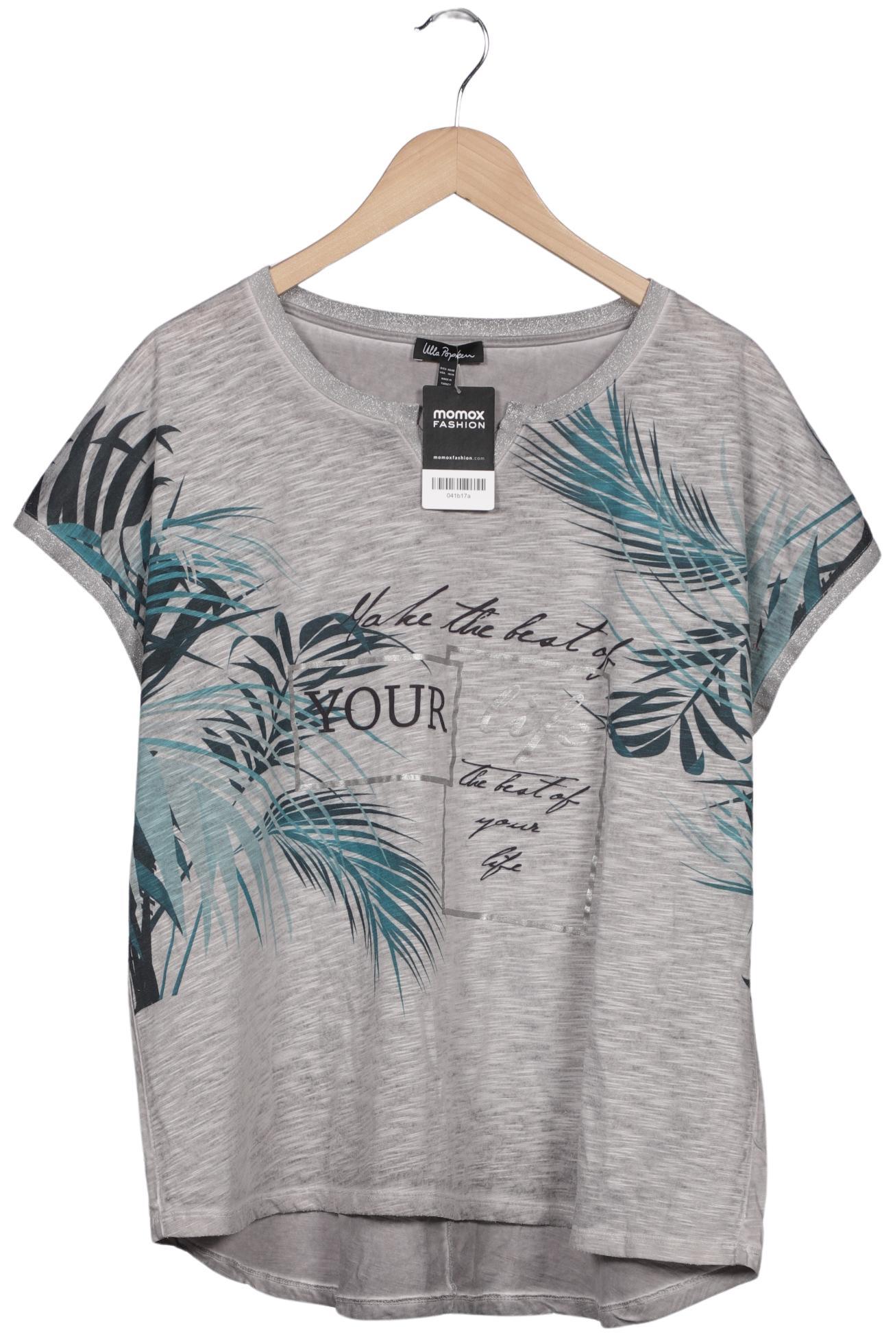 

Ulla Popken Damen T-Shirt, grau, Gr. 46