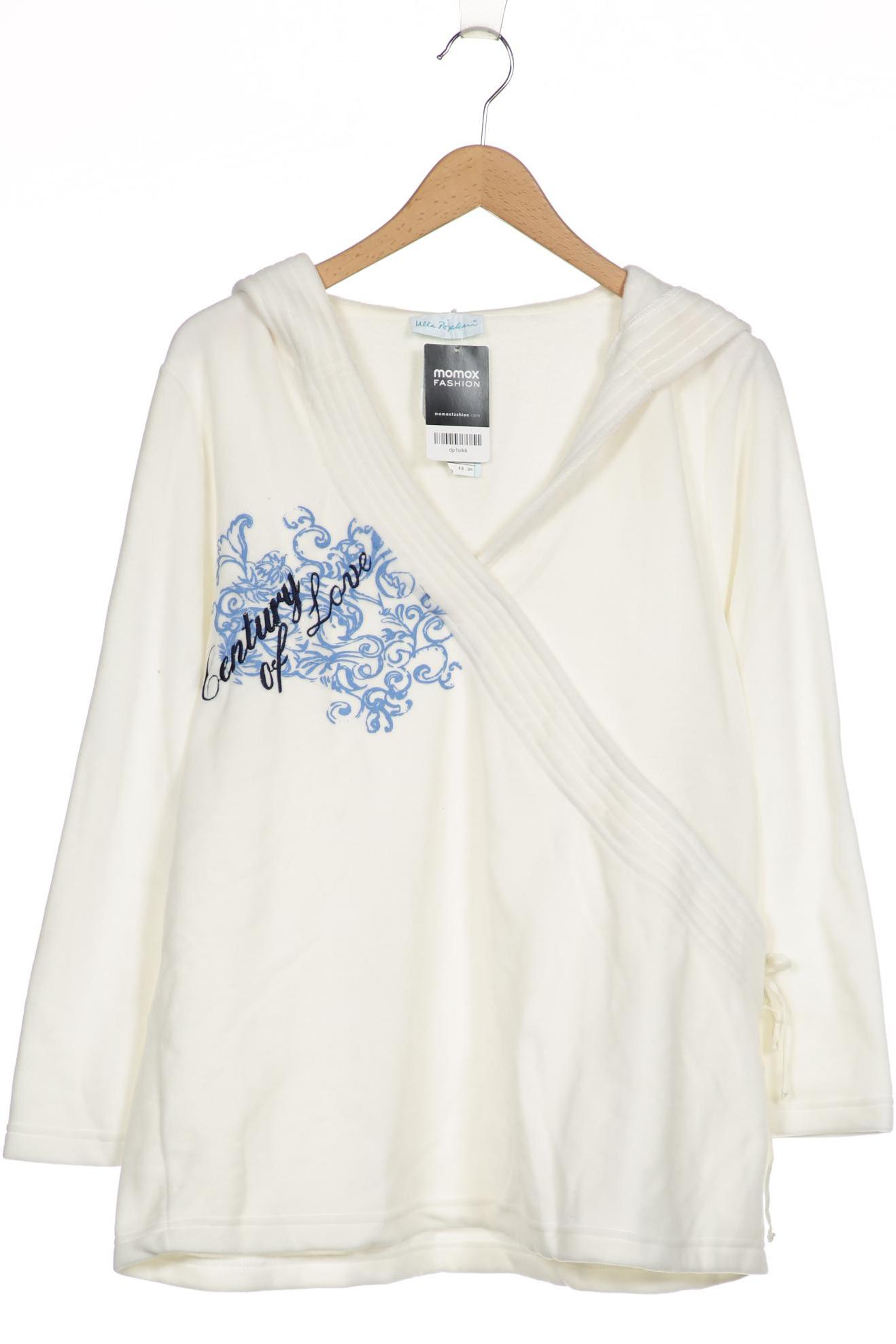 

Ulla Popken Damen Kapuzenpullover, cremeweiß, Gr. 46