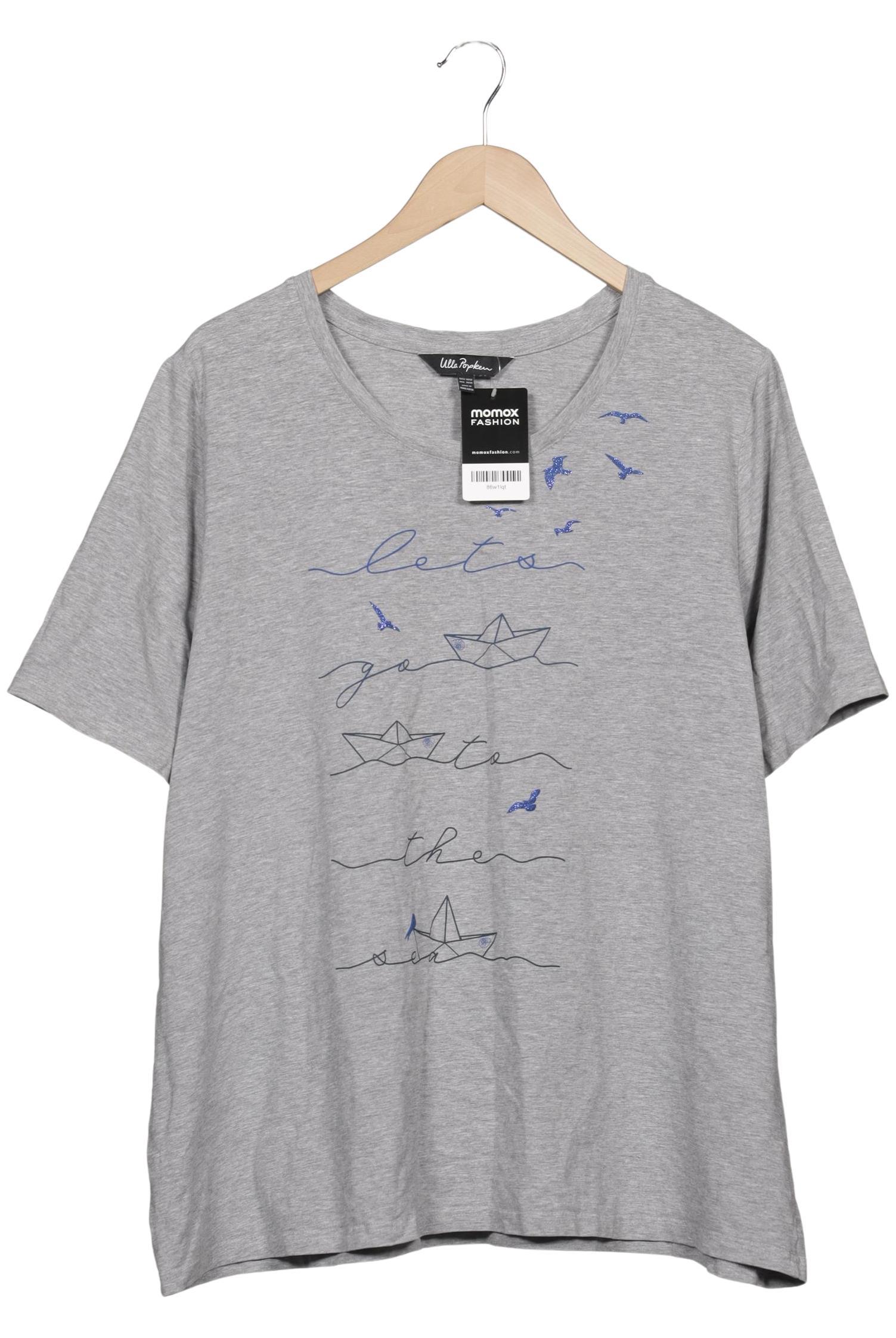 

Ulla Popken Damen T-Shirt, grau, Gr. 50