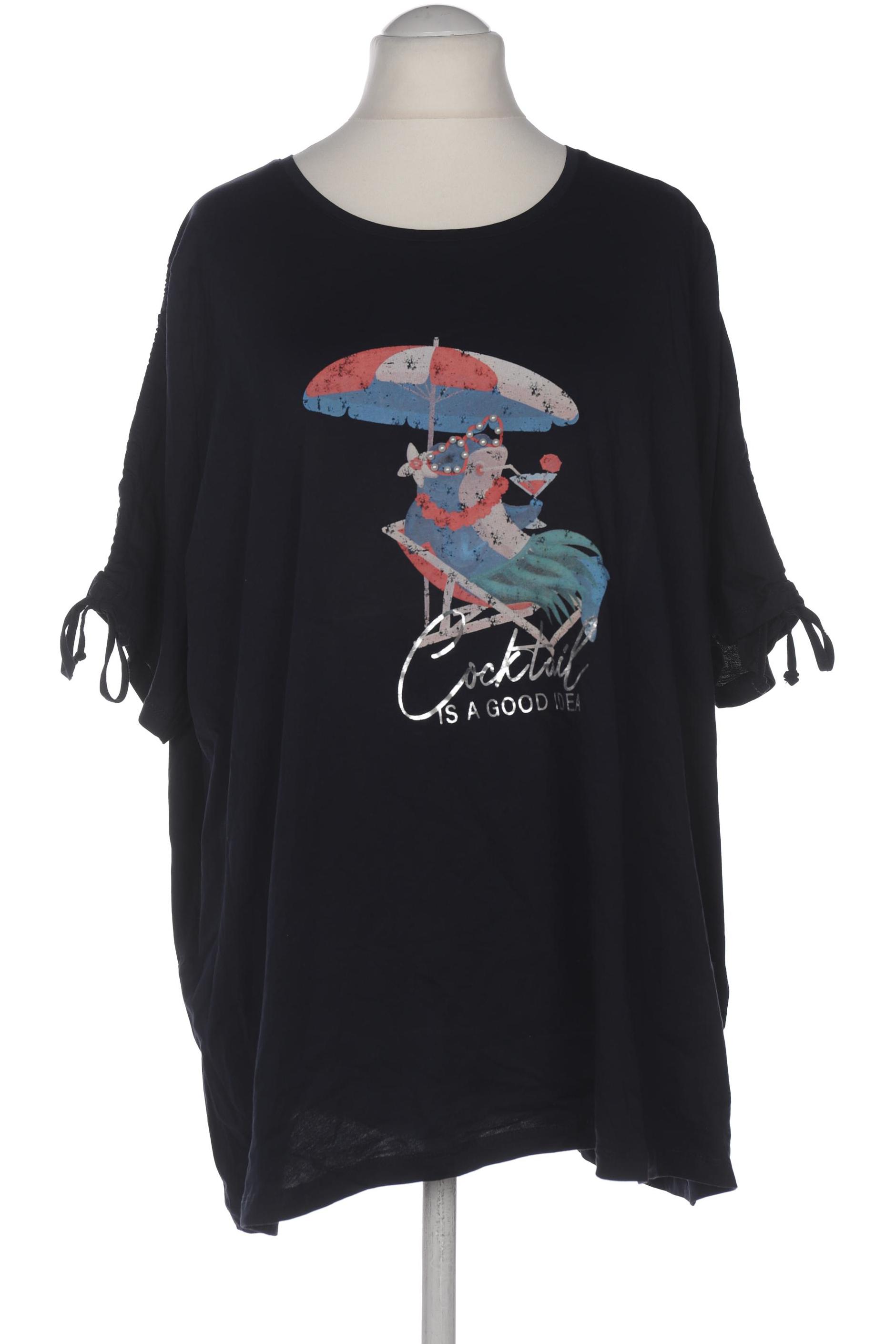 

Ulla Popken Damen T-Shirt, marineblau