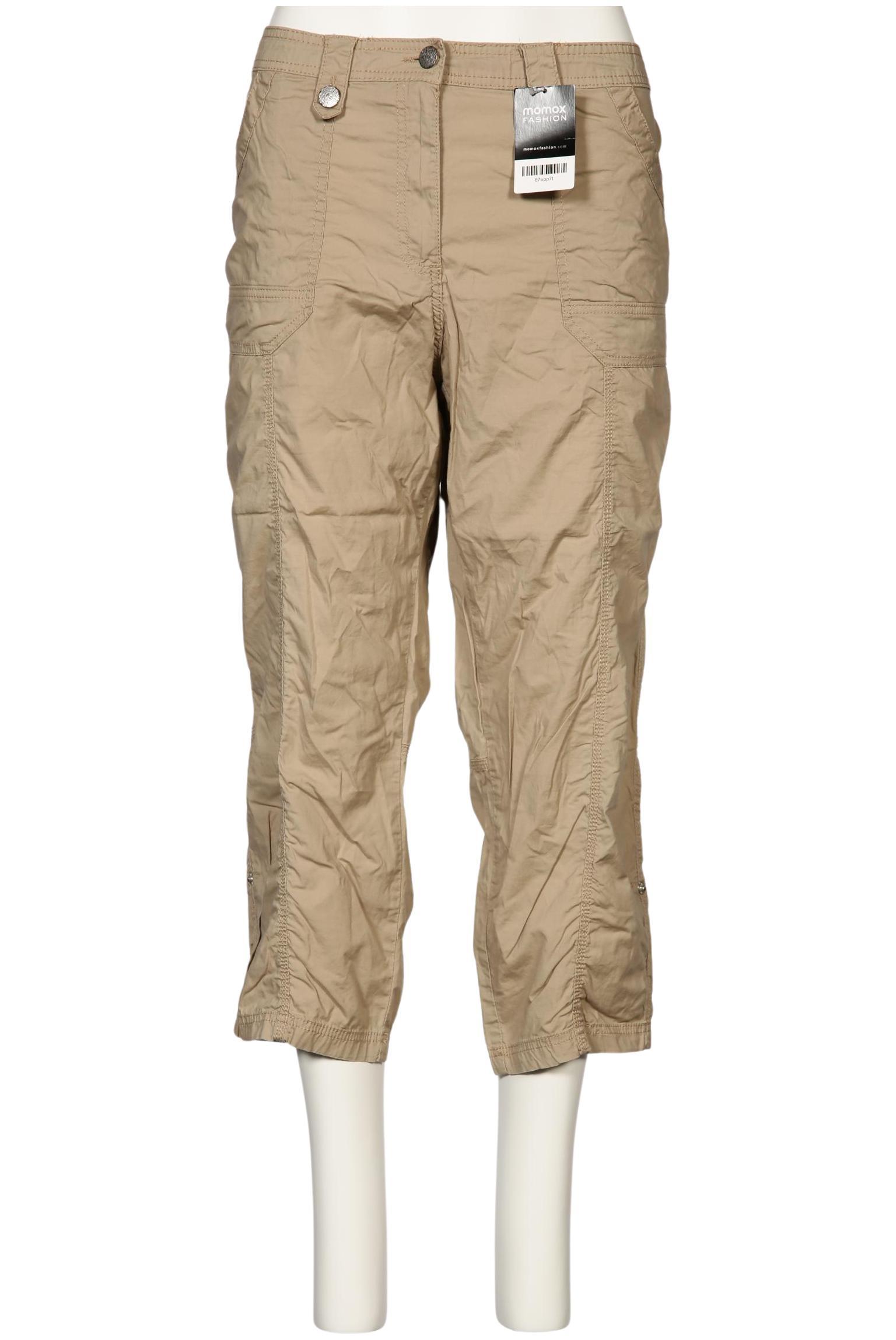 

Ulla Popken Damen Stoffhose, beige, Gr. 46