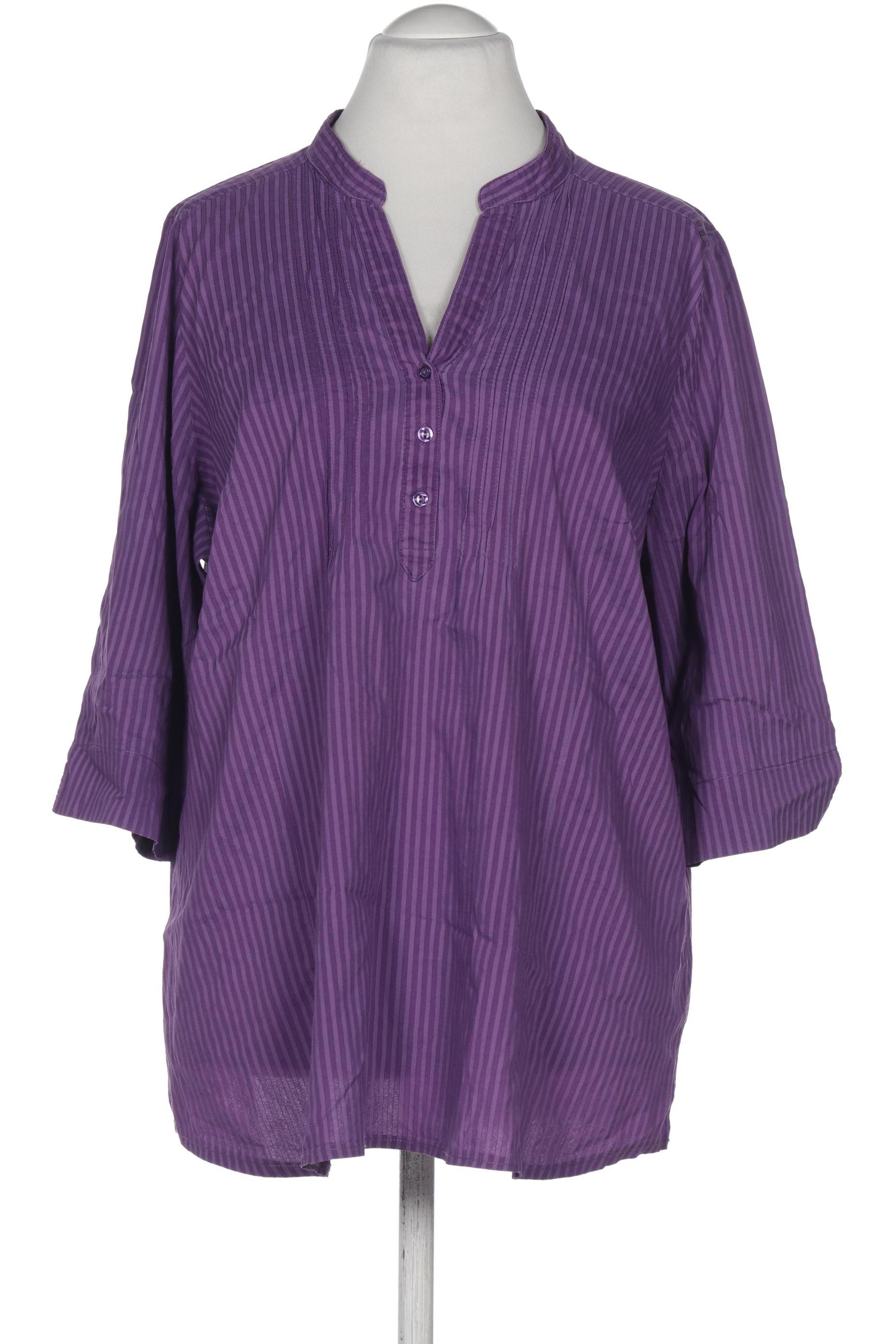 

Ulla Popken Damen Bluse, flieder, Gr. 52