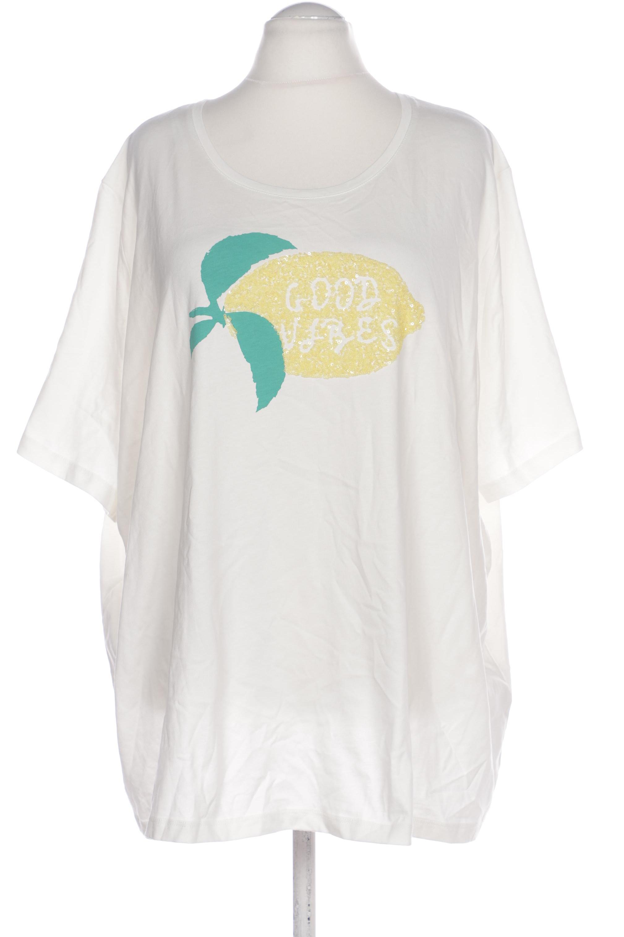 

Ulla Popken Damen T-Shirt, cremeweiß, Gr. 58