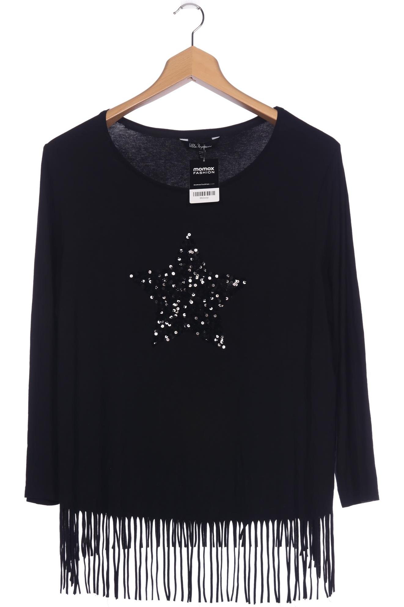 

Ulla Popken Damen Langarmshirt, schwarz, Gr. 46