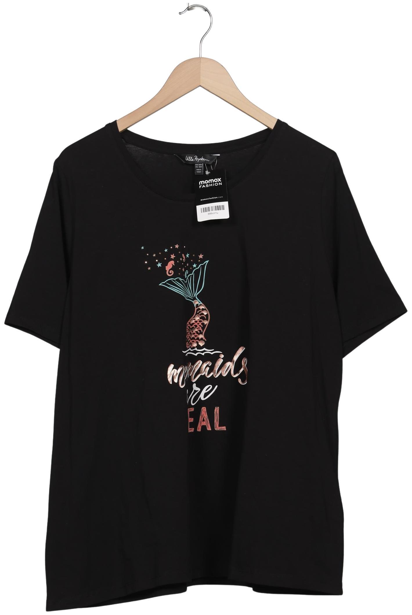 

Ulla Popken Damen T-Shirt, schwarz, Gr. 50