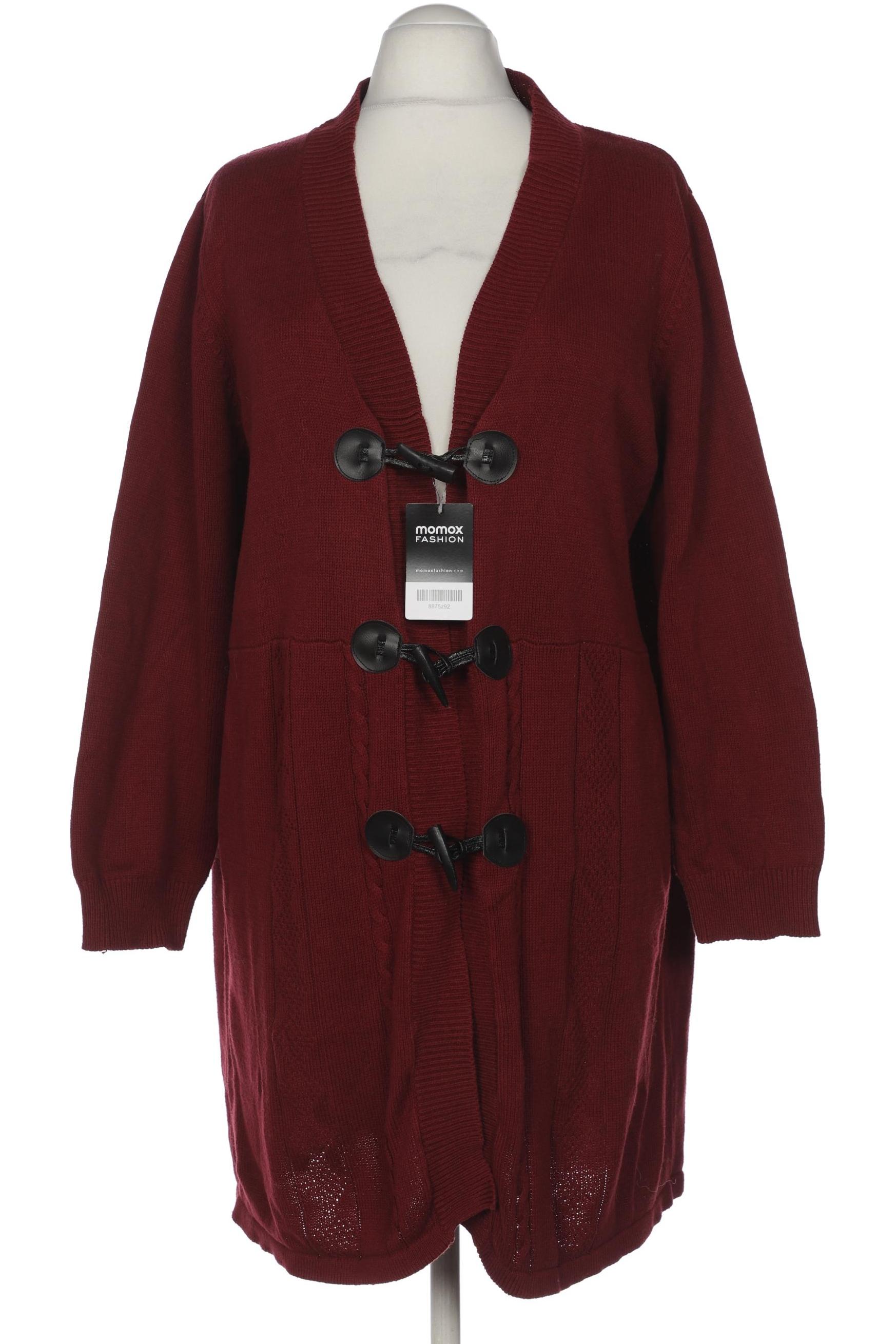 

Ulla Popken Damen Strickjacke, bordeaux, Gr. 52