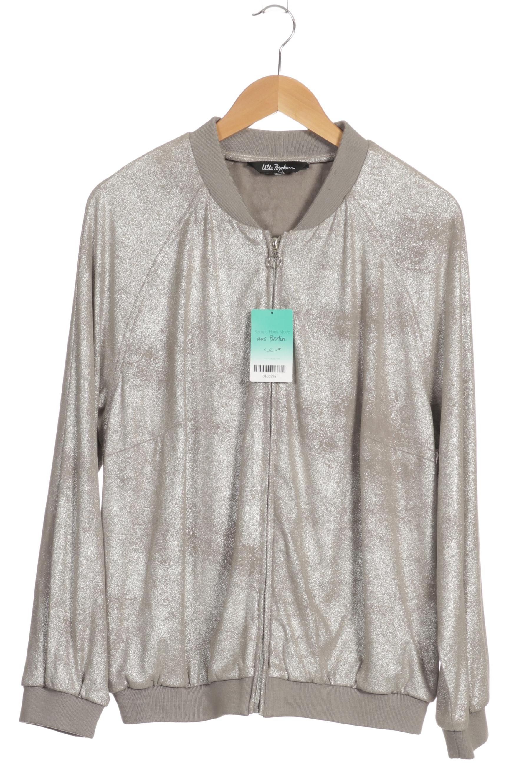 

Ulla Popken Damen Jacke, silber, Gr. 38
