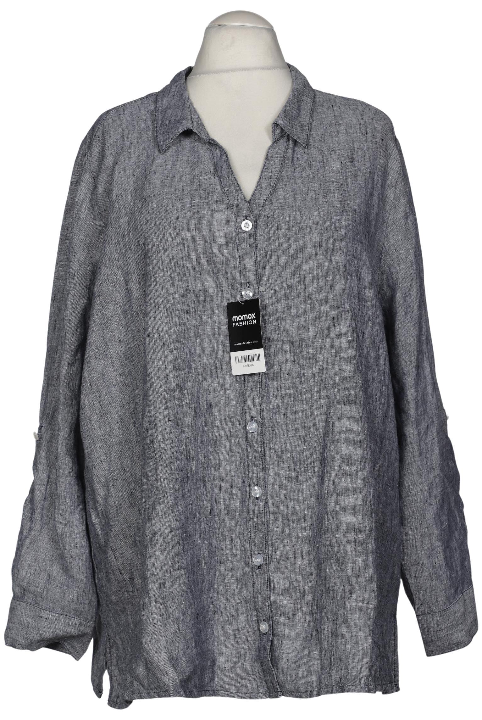 

Ulla Popken Damen Bluse, blau, Gr. 56