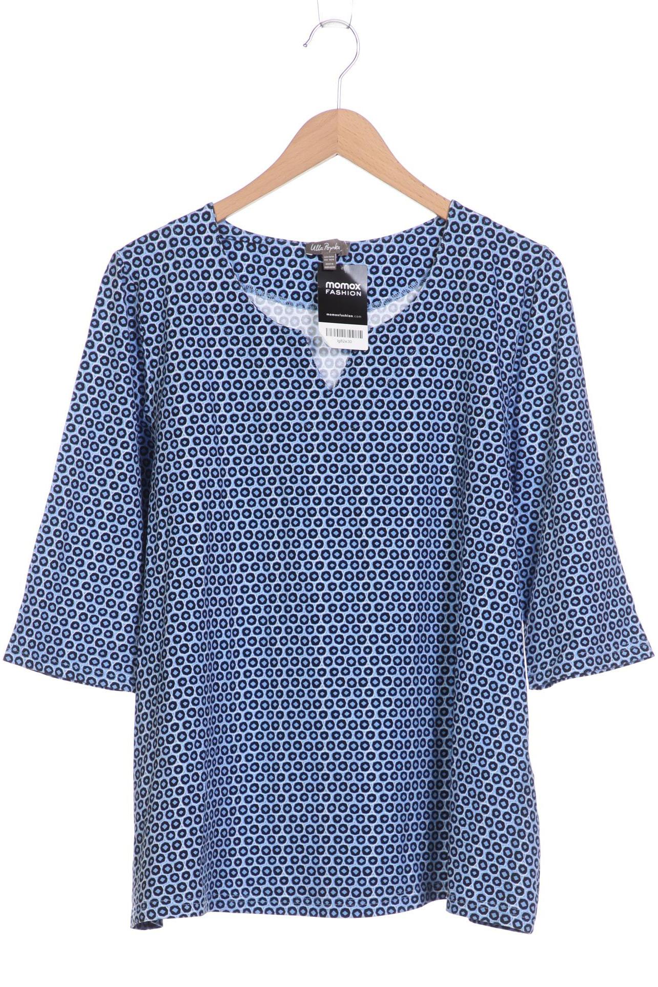 

Ulla Popken Damen Langarmshirt, blau, Gr. 46