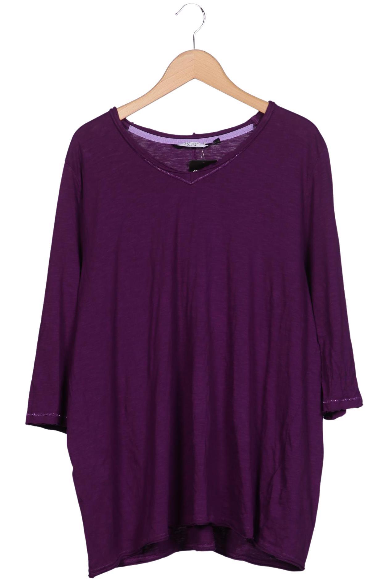 

Ulla Popken Damen Langarmshirt, flieder, Gr. 50