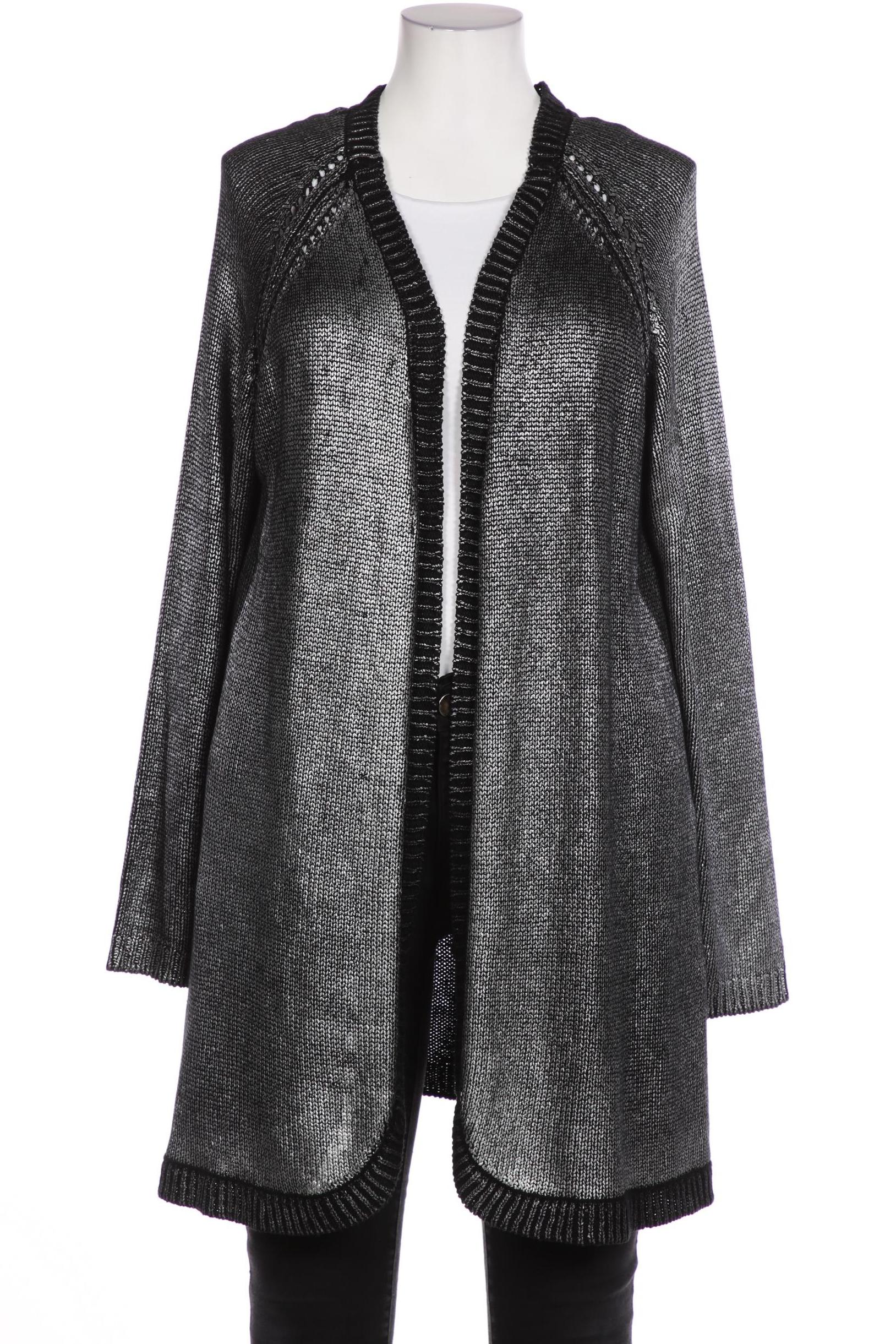 

Ulla Popken Damen Strickjacke, schwarz, Gr. 46